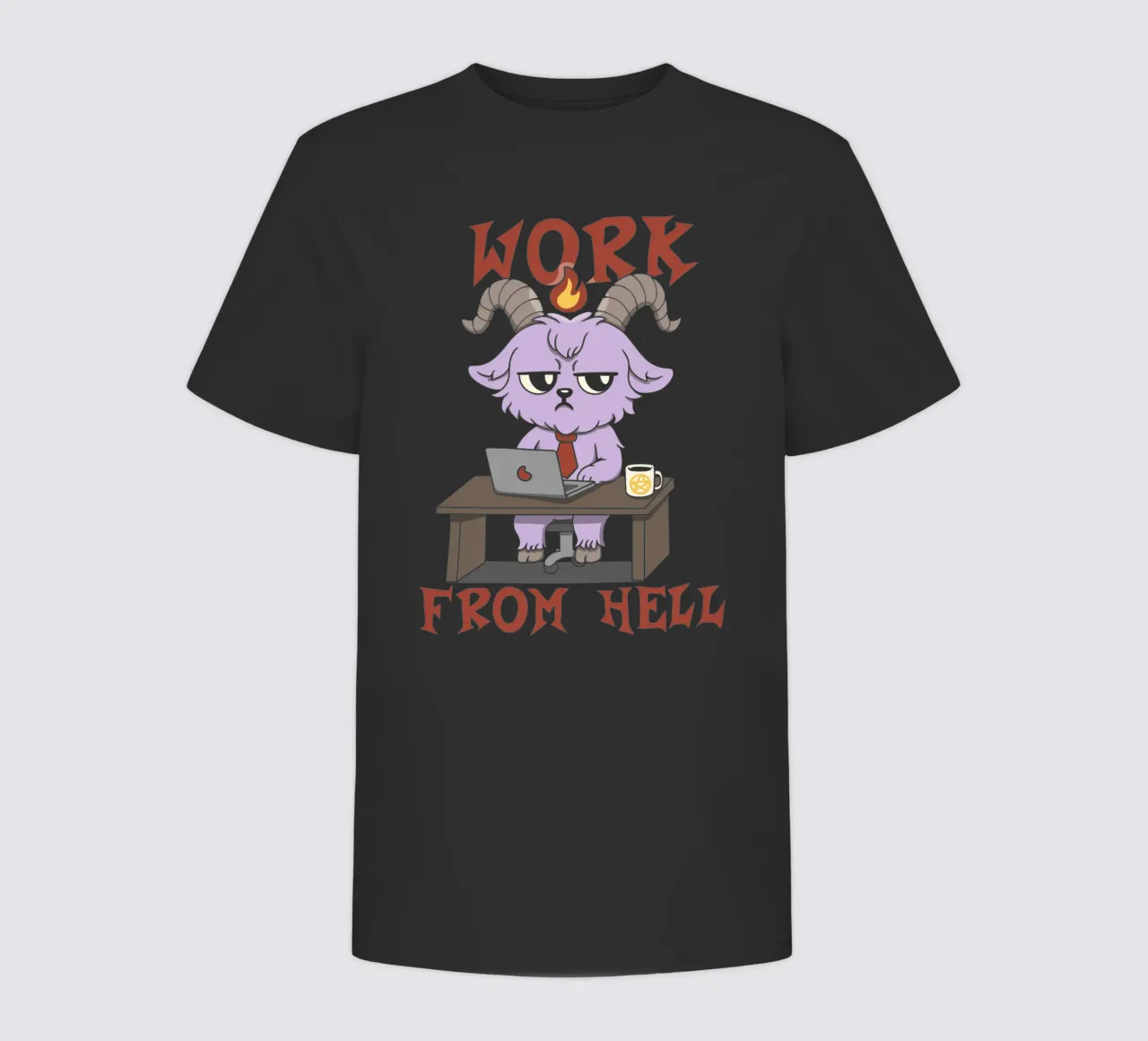 Work from Hell kids t-shirt by Loobs