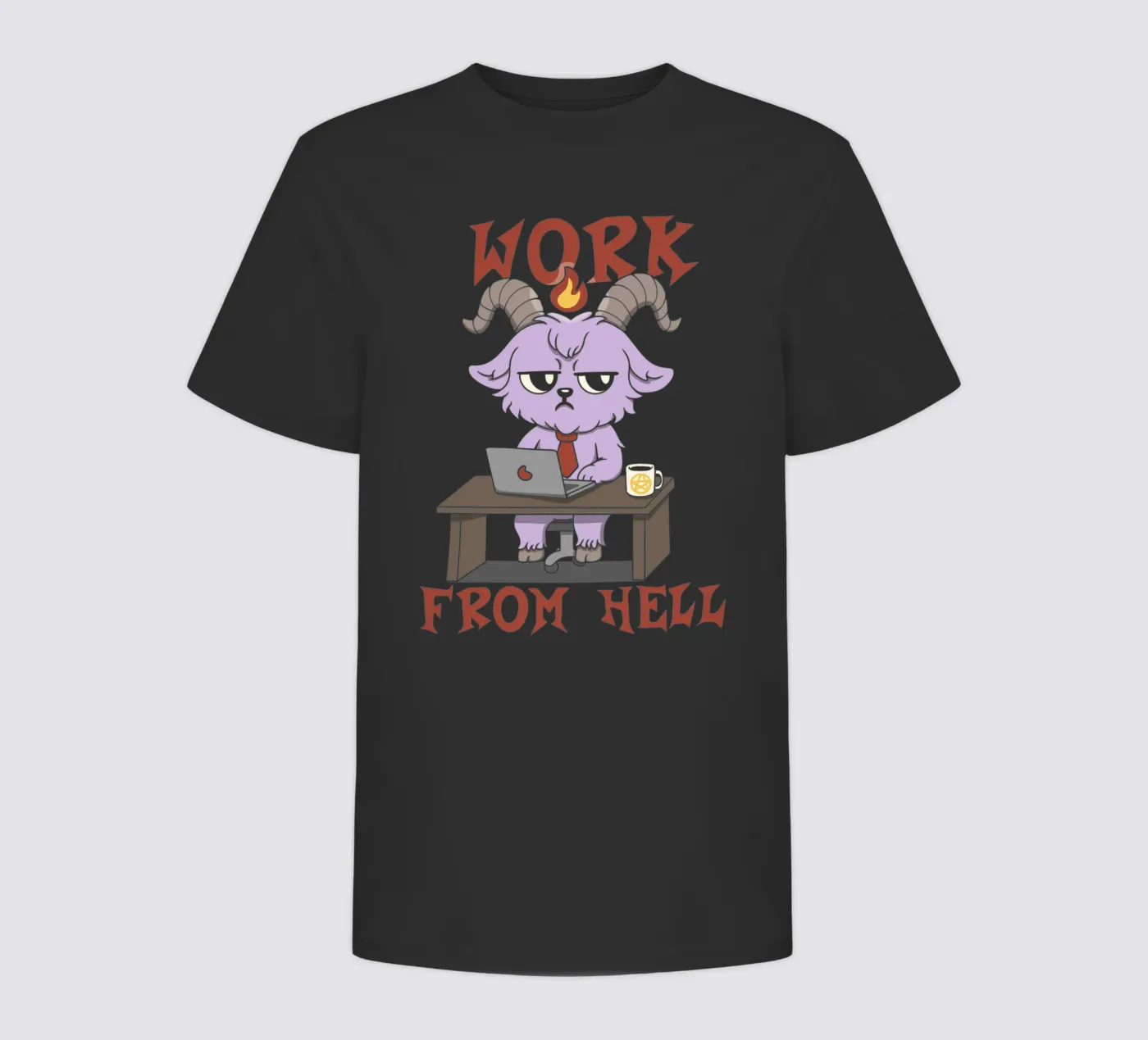 Werken vanuit de hel kinder t-shirt van Loobs