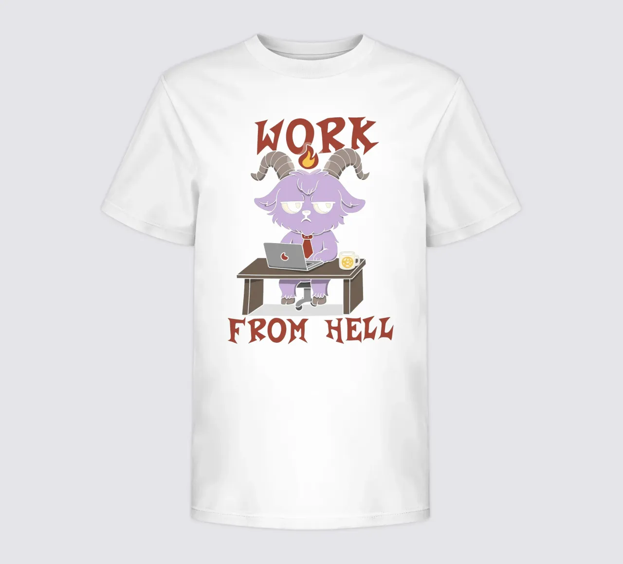 Work from Hell t-shirt bambini da Loobs