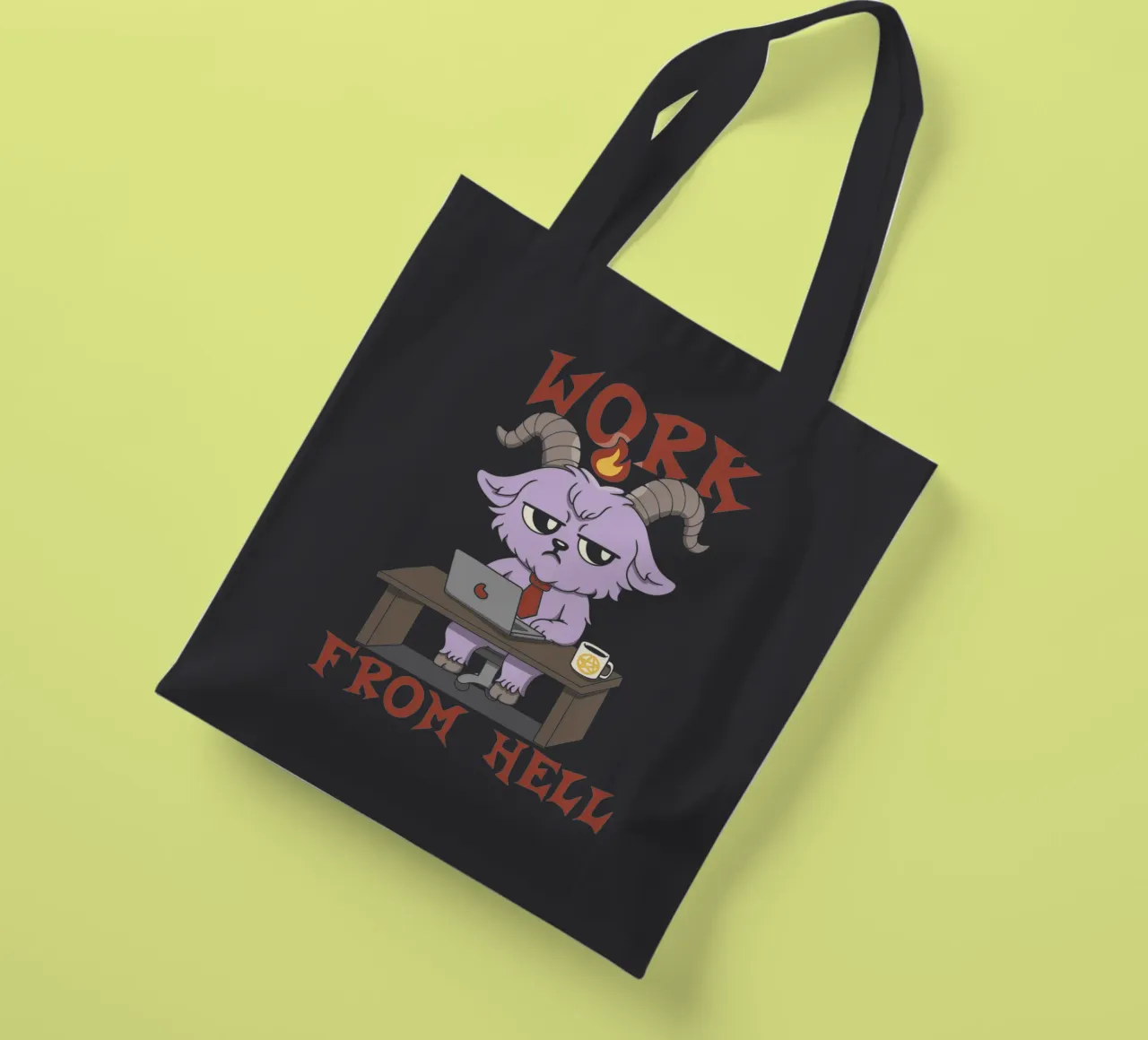 Work from Hell tote bag by Loobs