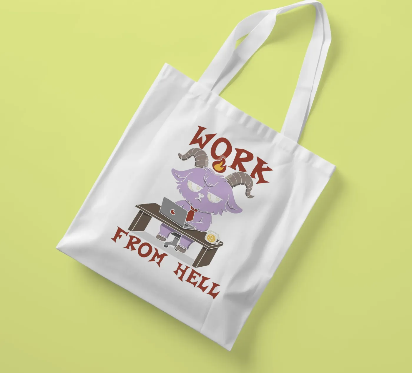 Work from Hell tote bag by Loobs