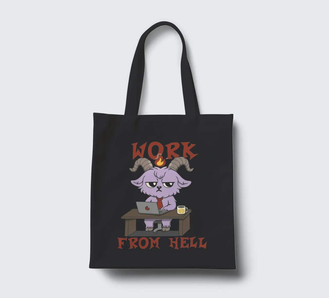 Work from Hell tote bag by Loobs