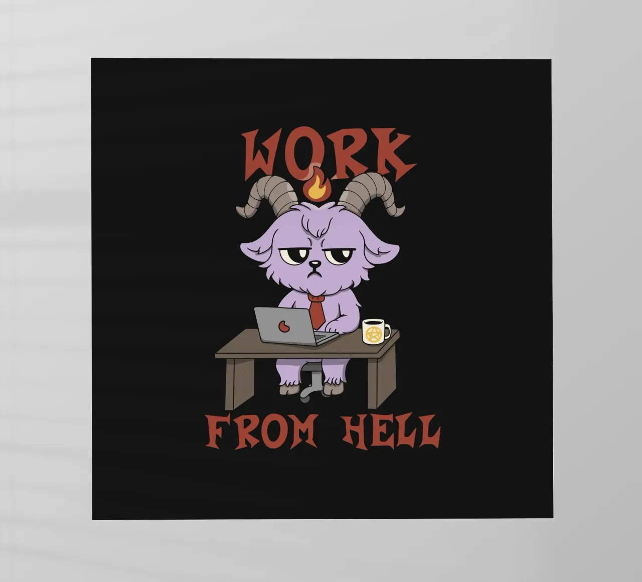 Work from Hell backlit film by Loobs