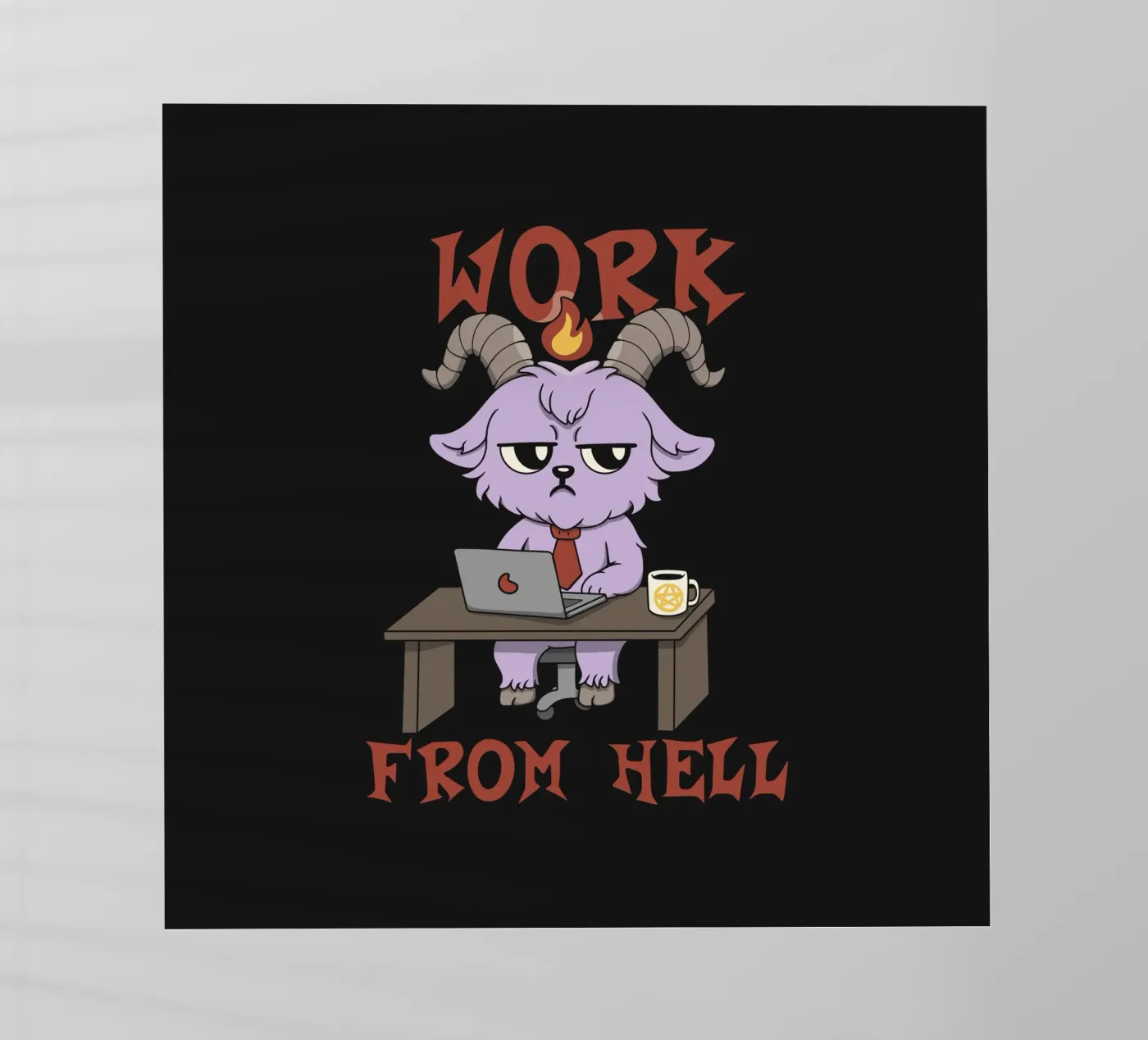 Work from Hell backlit film by Loobs