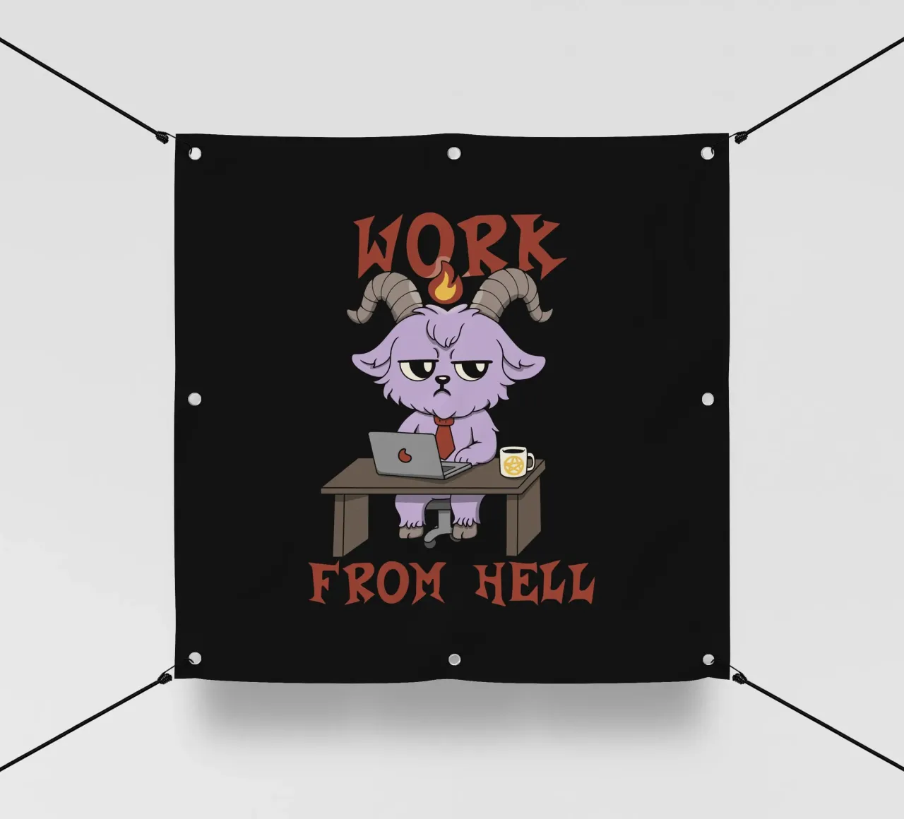 Work from Hell PVC Plane von Loobs