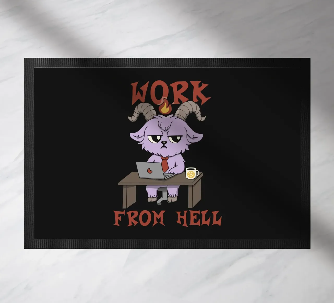 Work from Hell doormat by Loobs