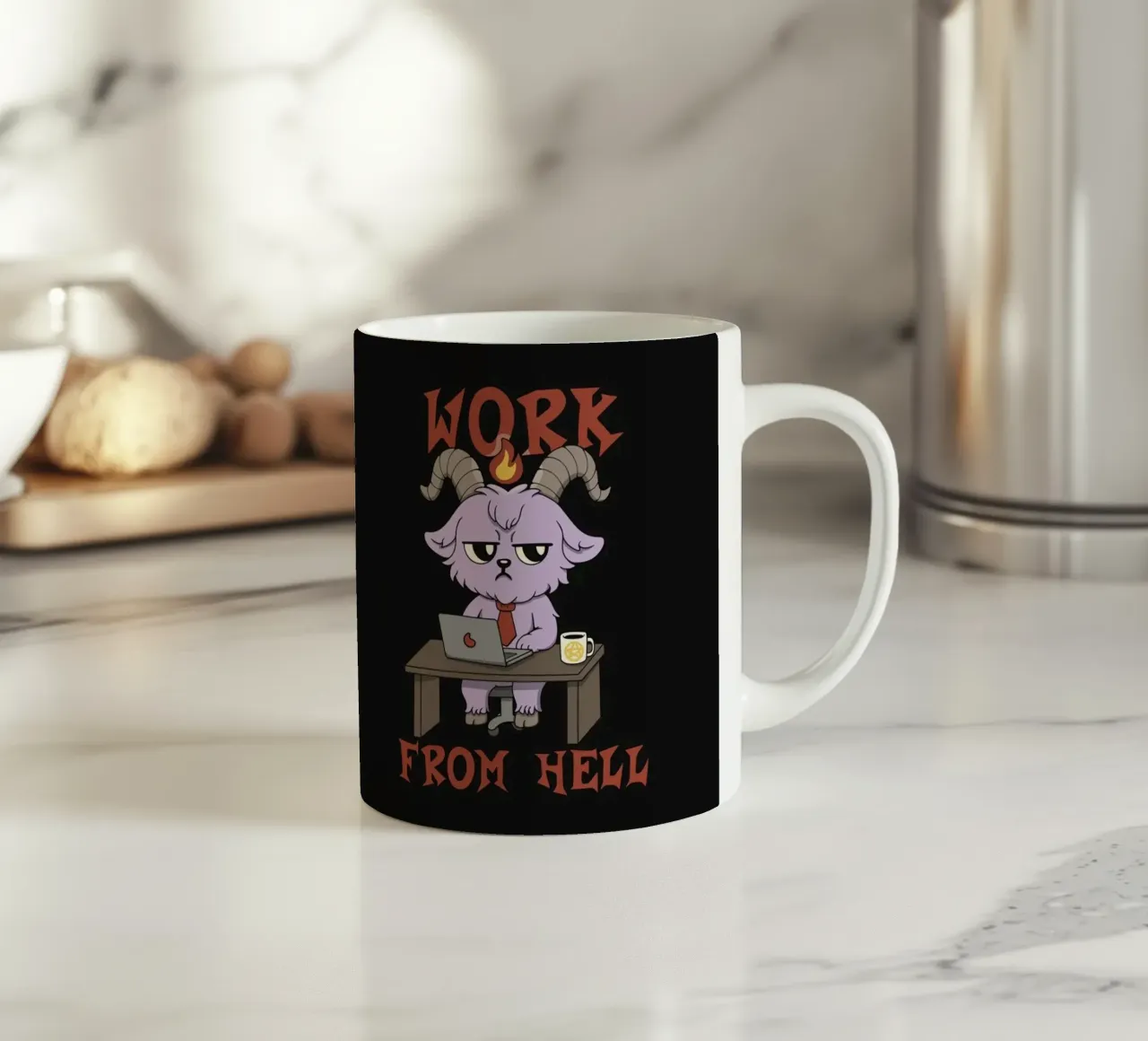 Work from Hell ceramic mug by Loobs