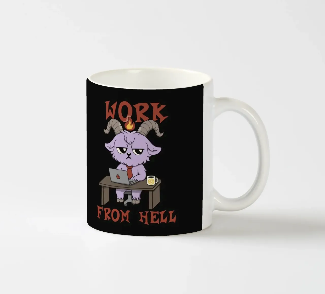 Work from Hell ceramic mug by Loobs
