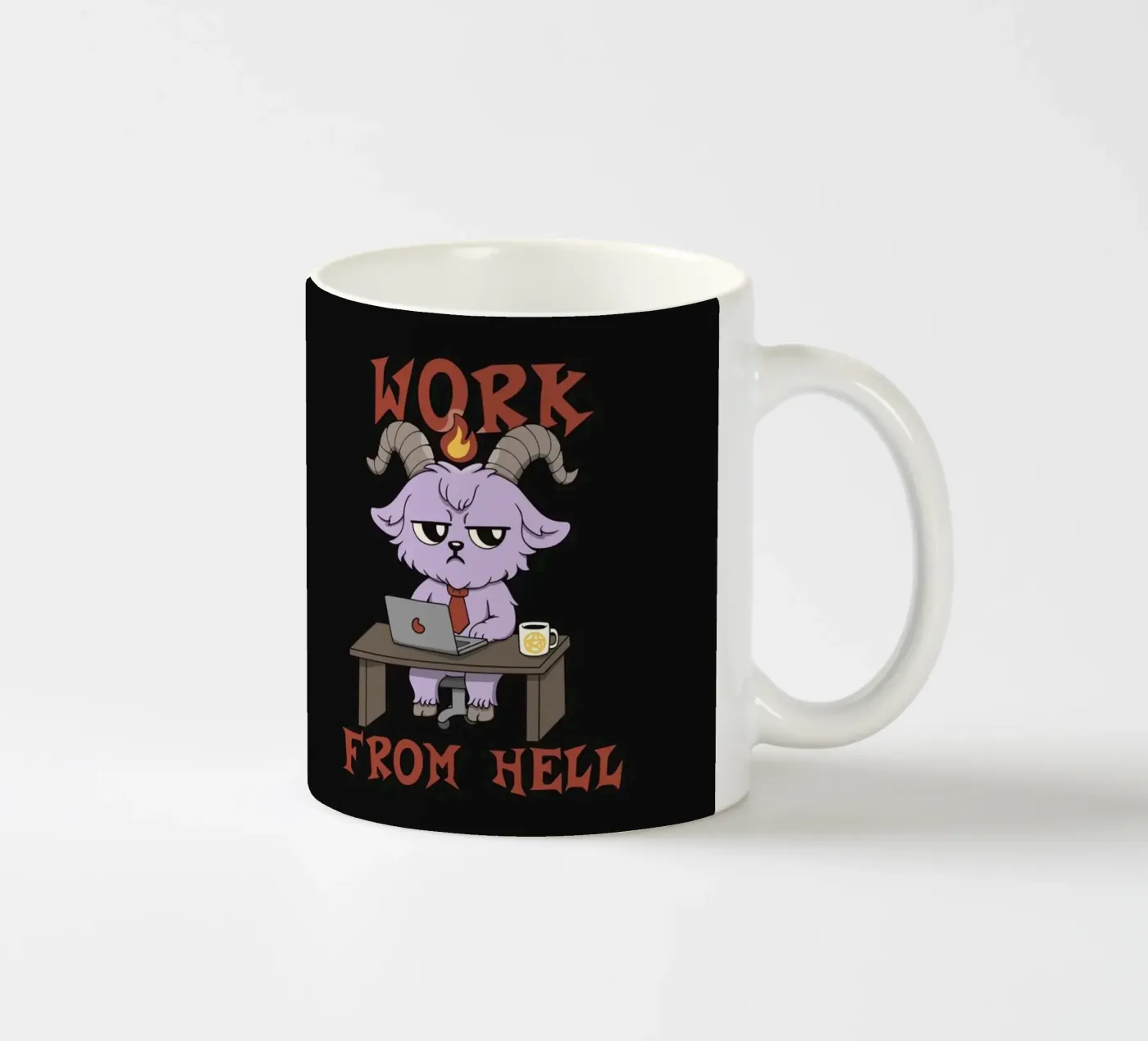 Work from Hell ceramic mug by Loobs