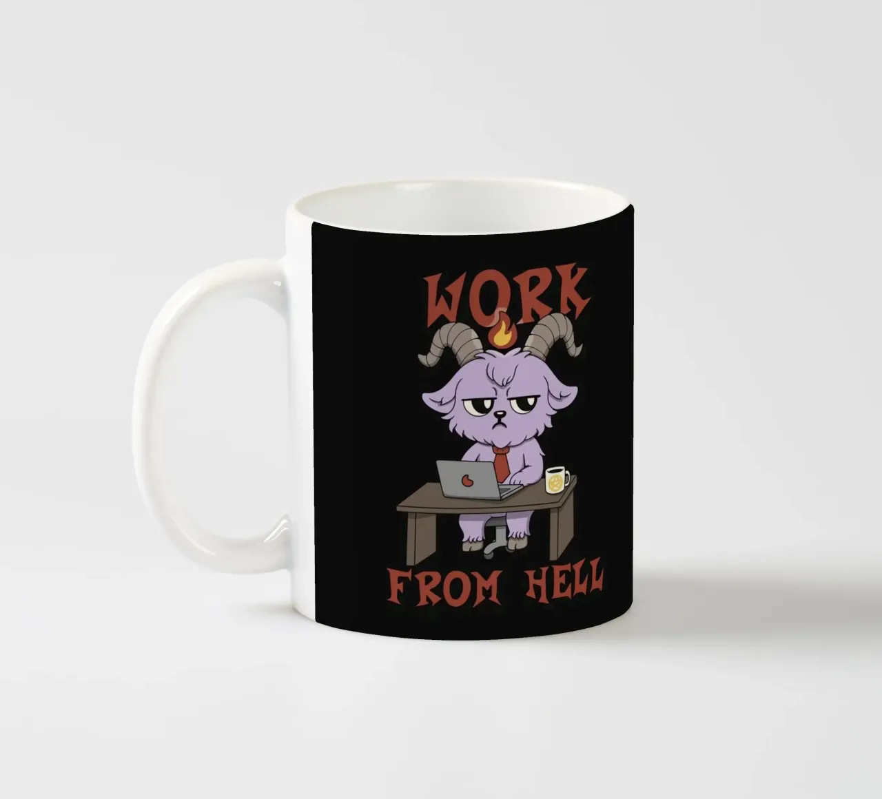 Work from Hell ceramic mug by Loobs