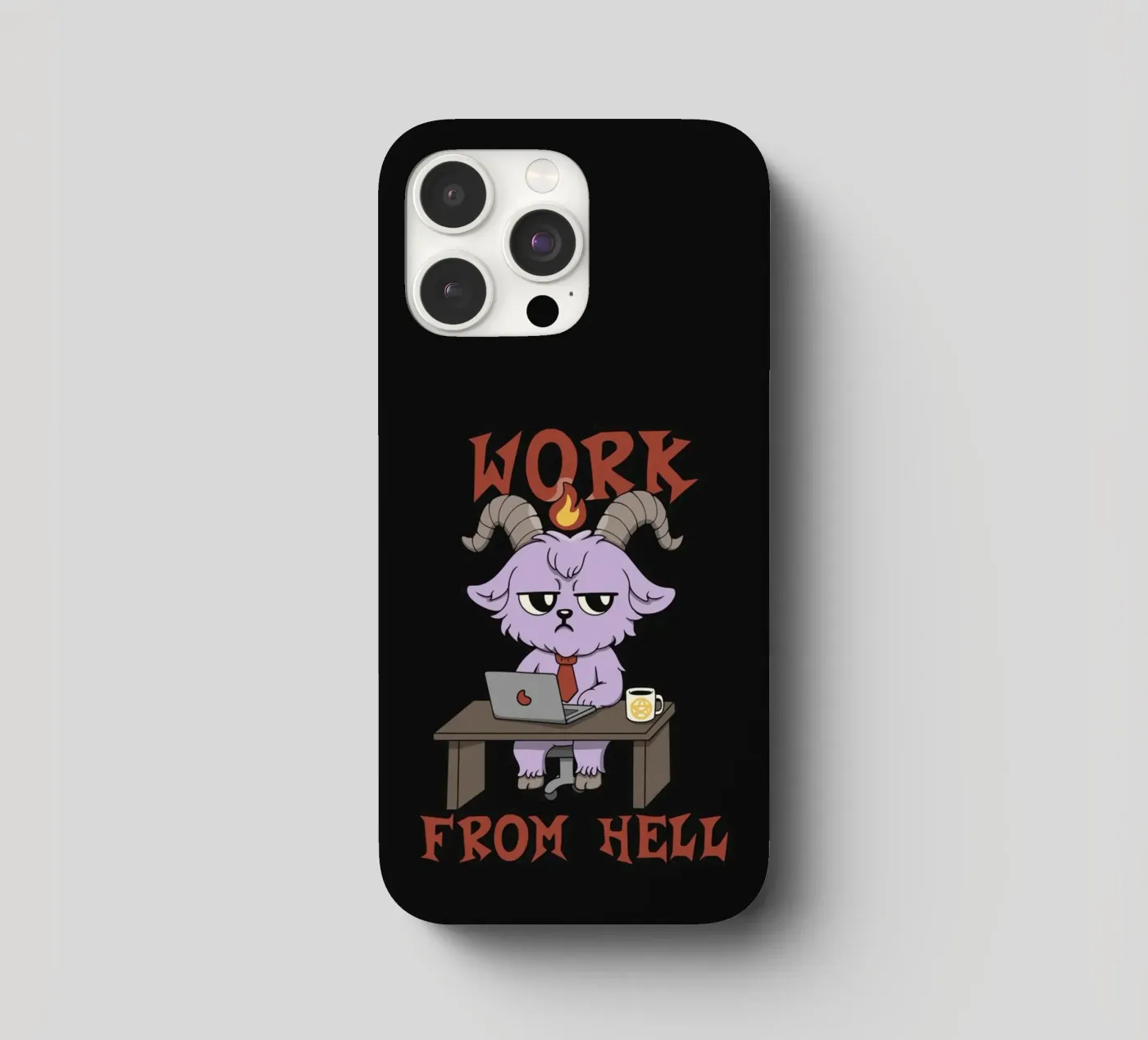Work from Hell iphone case by Loobs