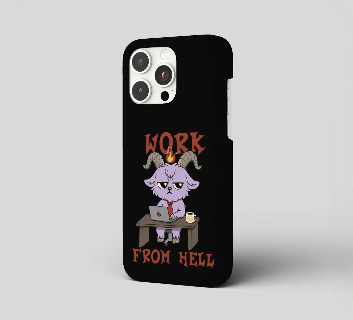 Work from Hell iphone case by Loobs