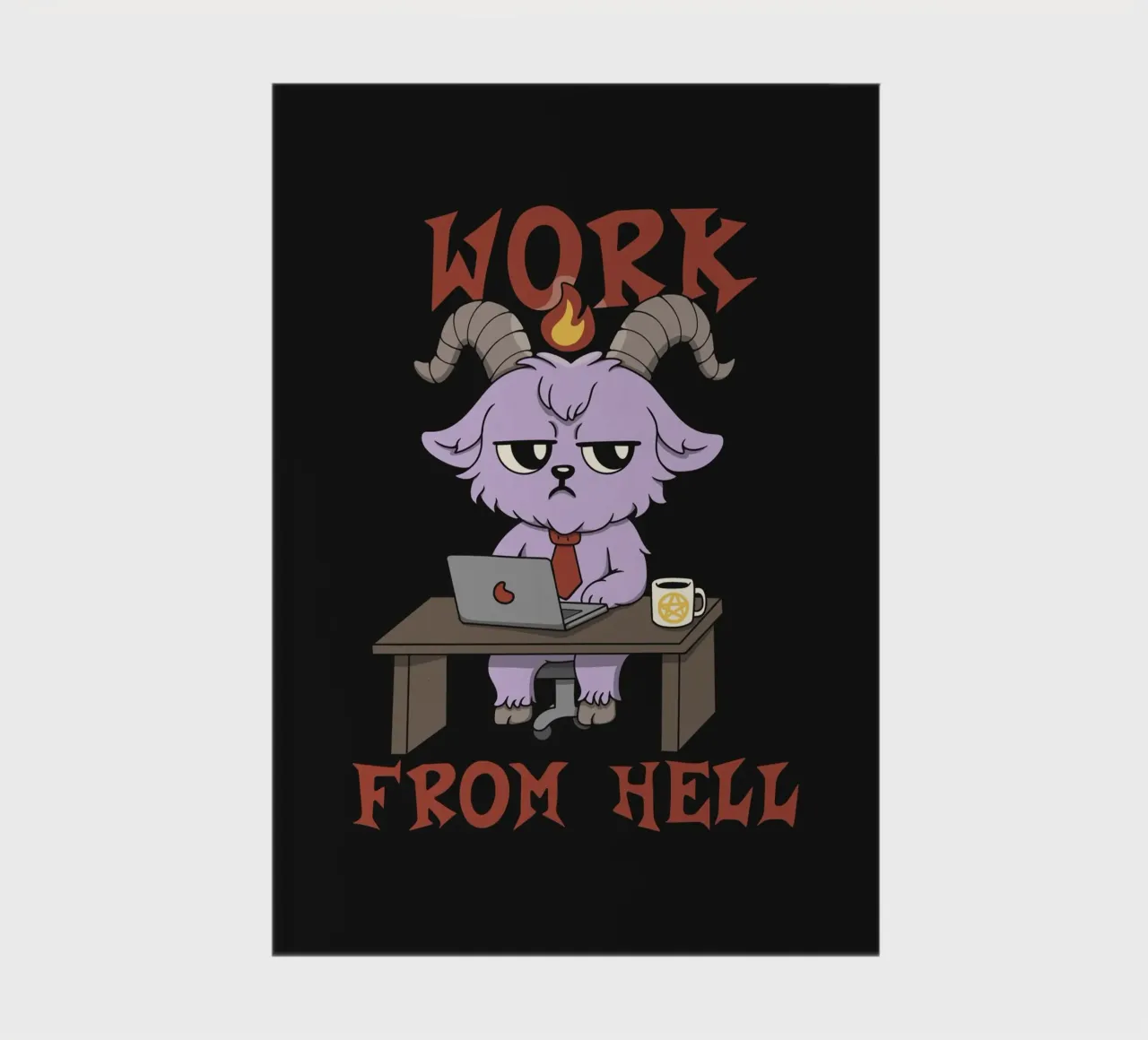 Work from Hell notebook by Loobs