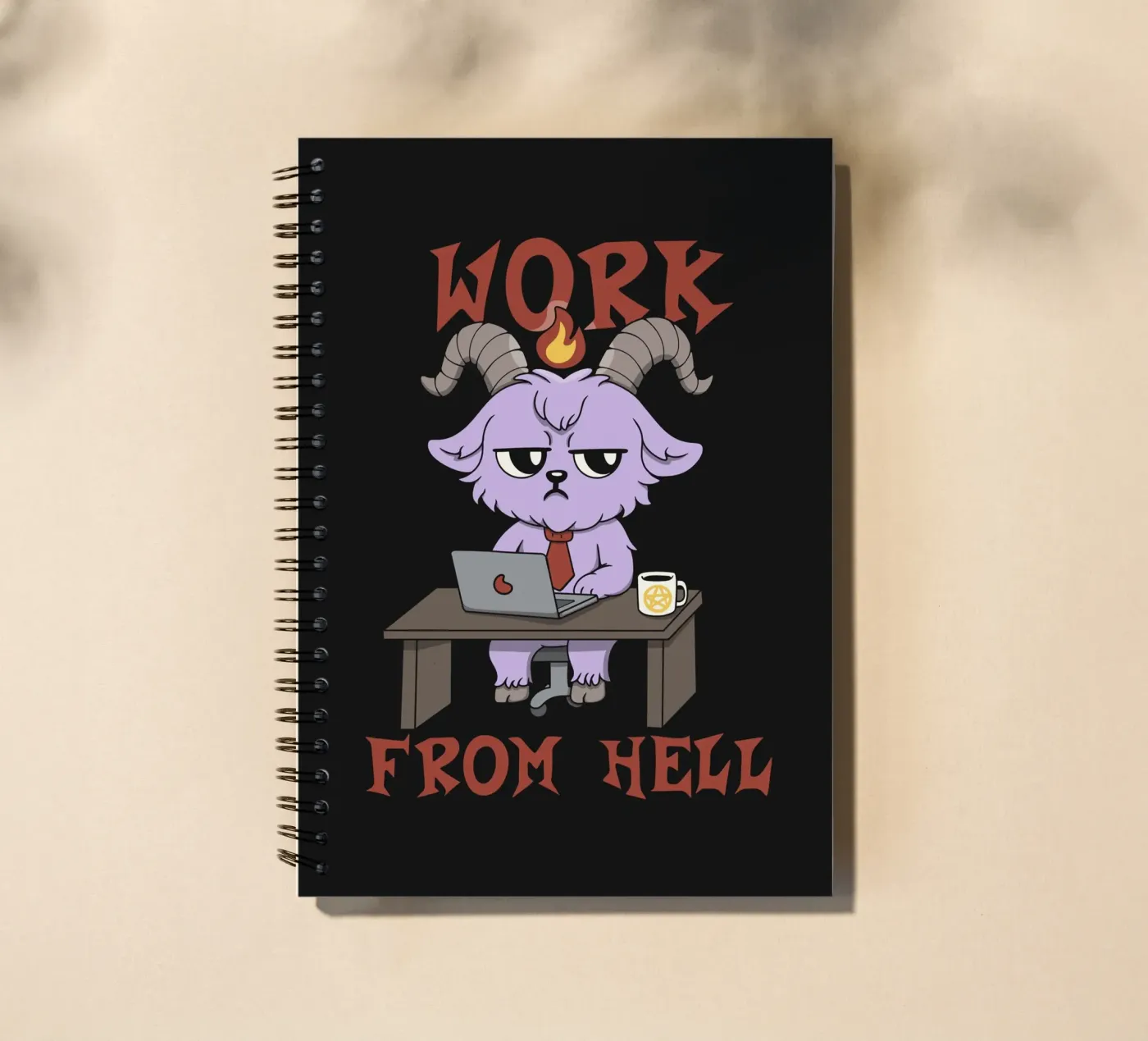 Work from Hell spiral notebook by Loobs