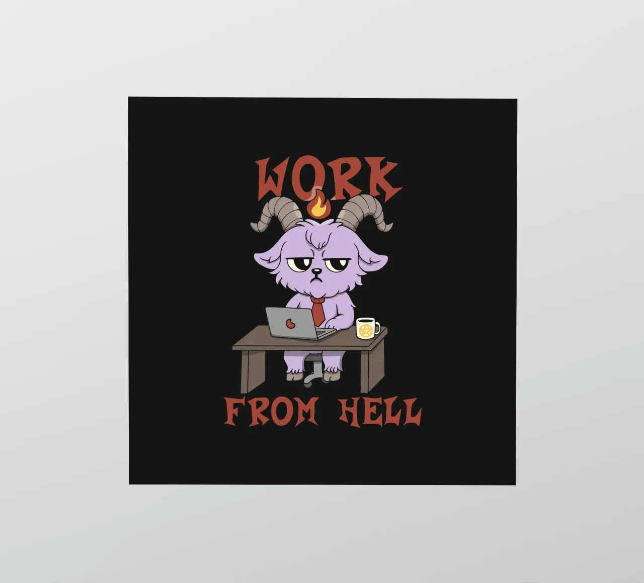 Work from Hell sticker by Loobs