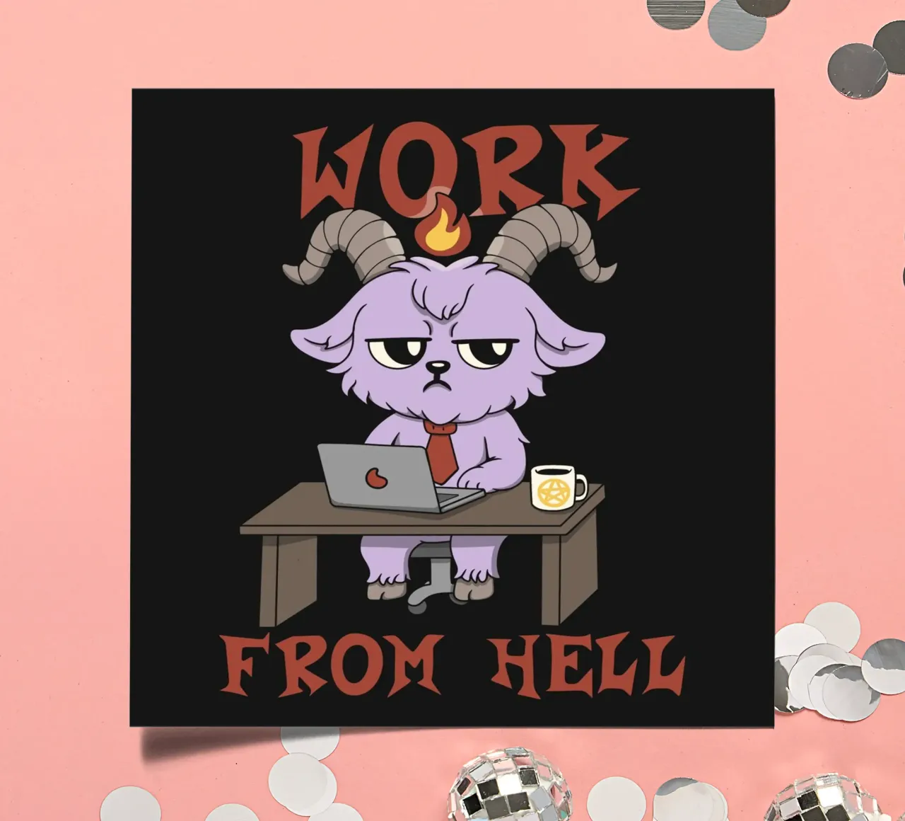 Work from Hell sticker sheet by Loobs