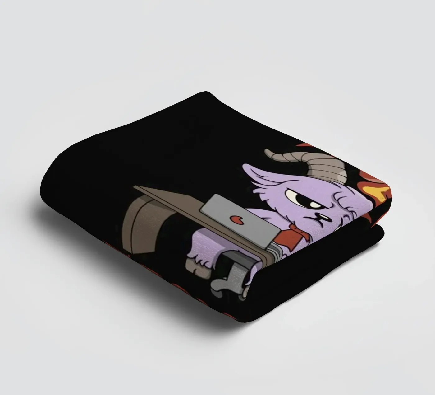 Work from Hell towel by Loobs