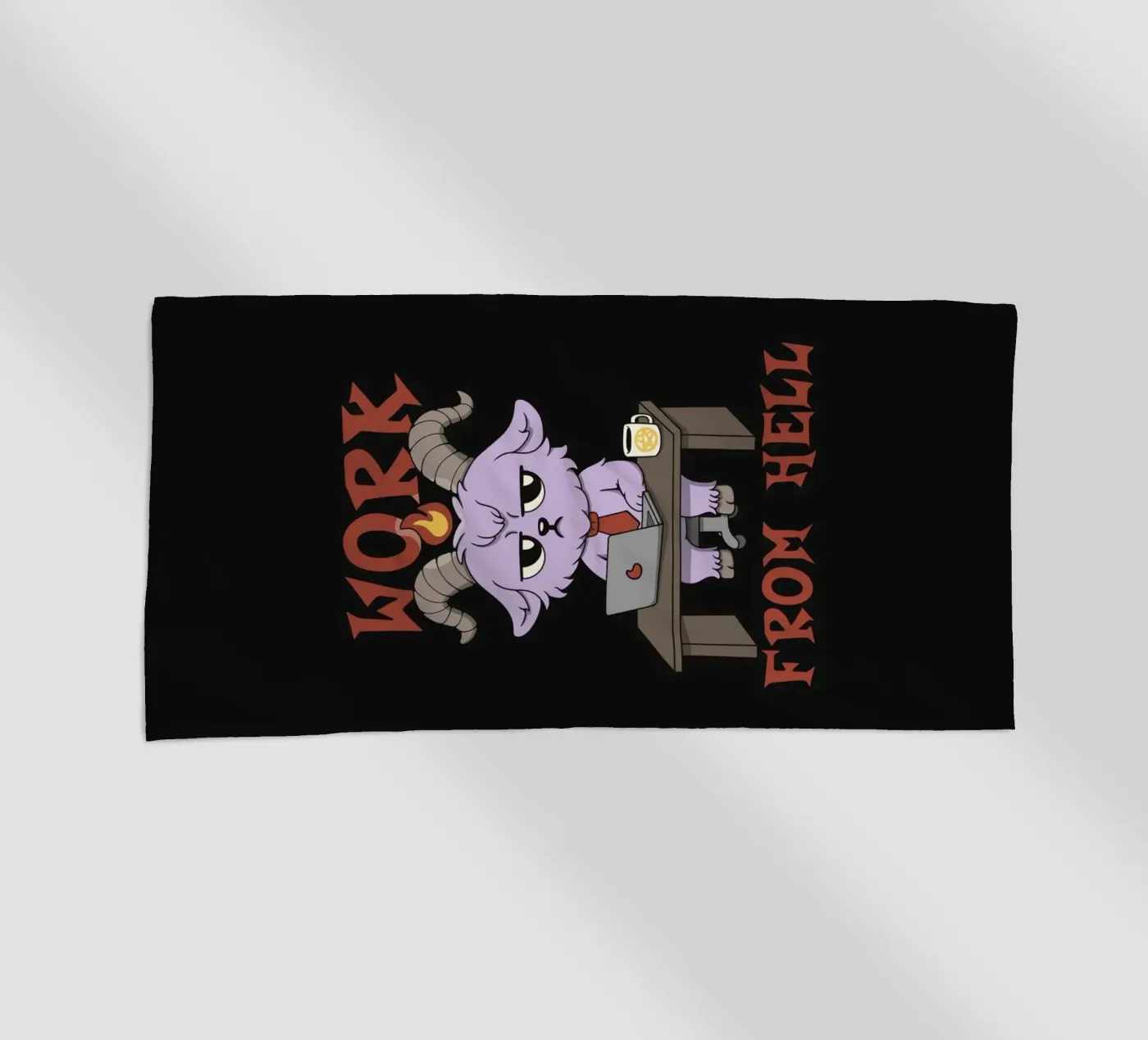 Arbeit aus der Hölle Strandtuch von Loobs