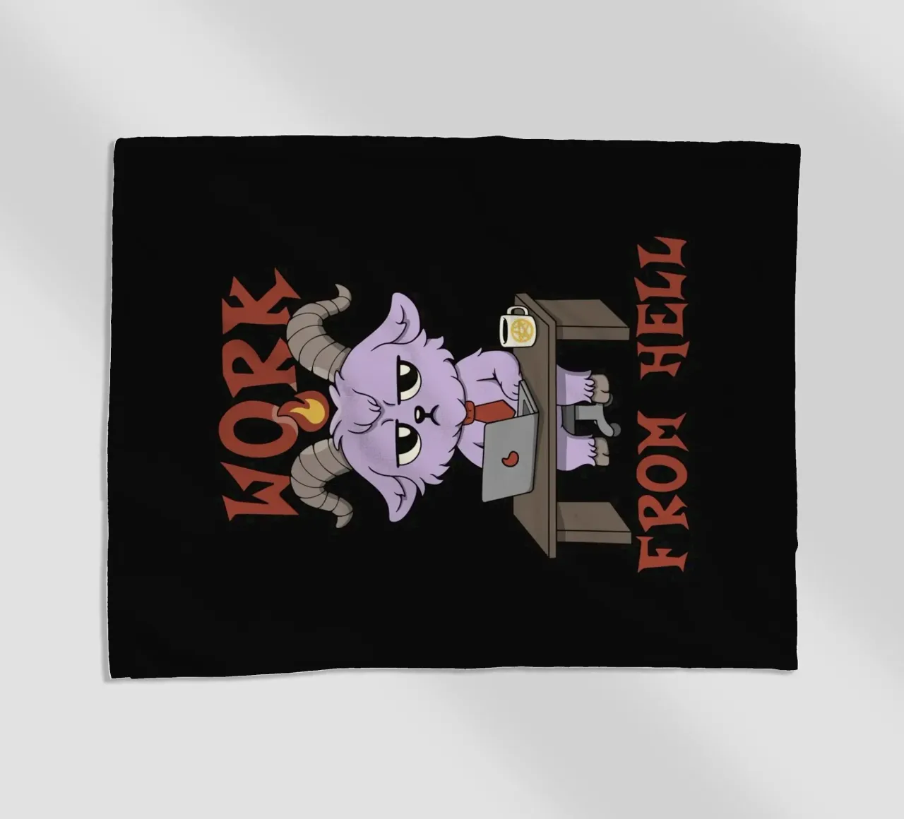 Work from Hell beach towel by Loobs