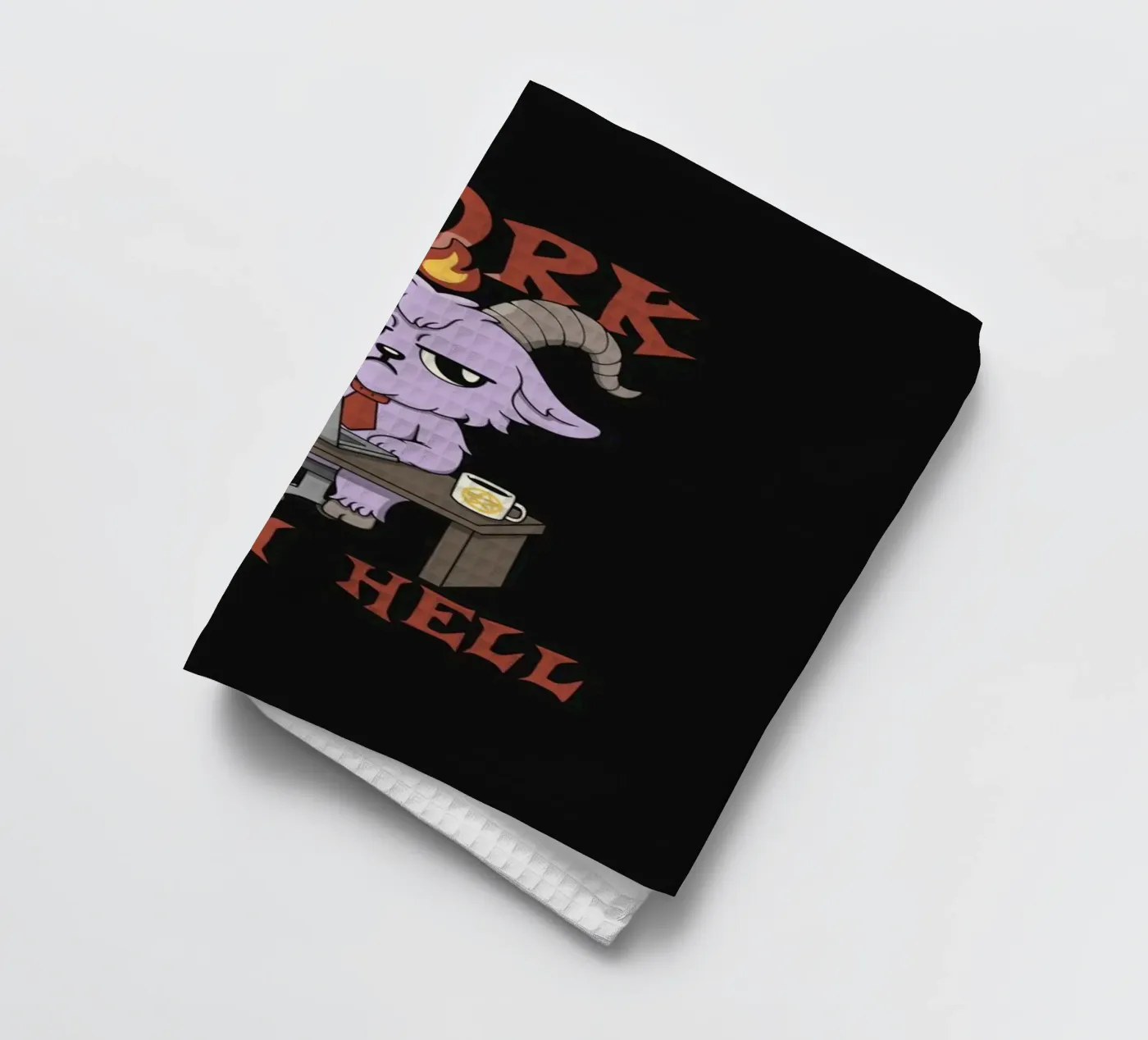 Work from Hell Geschirrtuch von Loobs
