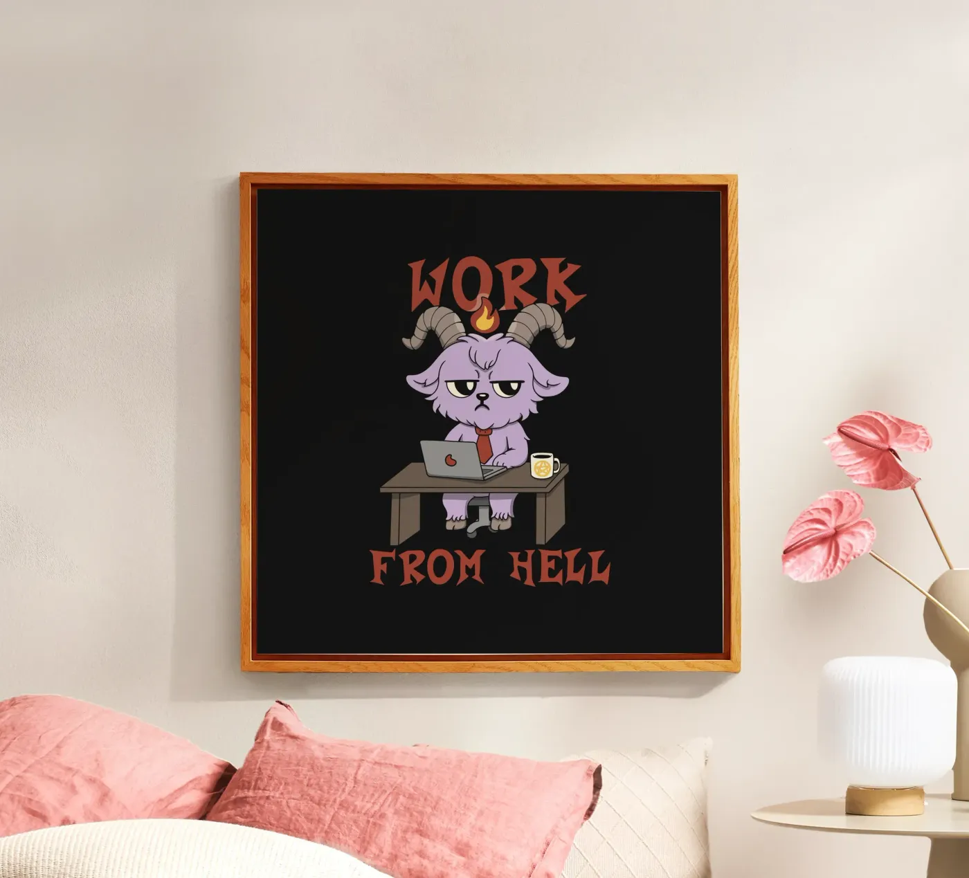 Work from Hell plexiglas de Loobs