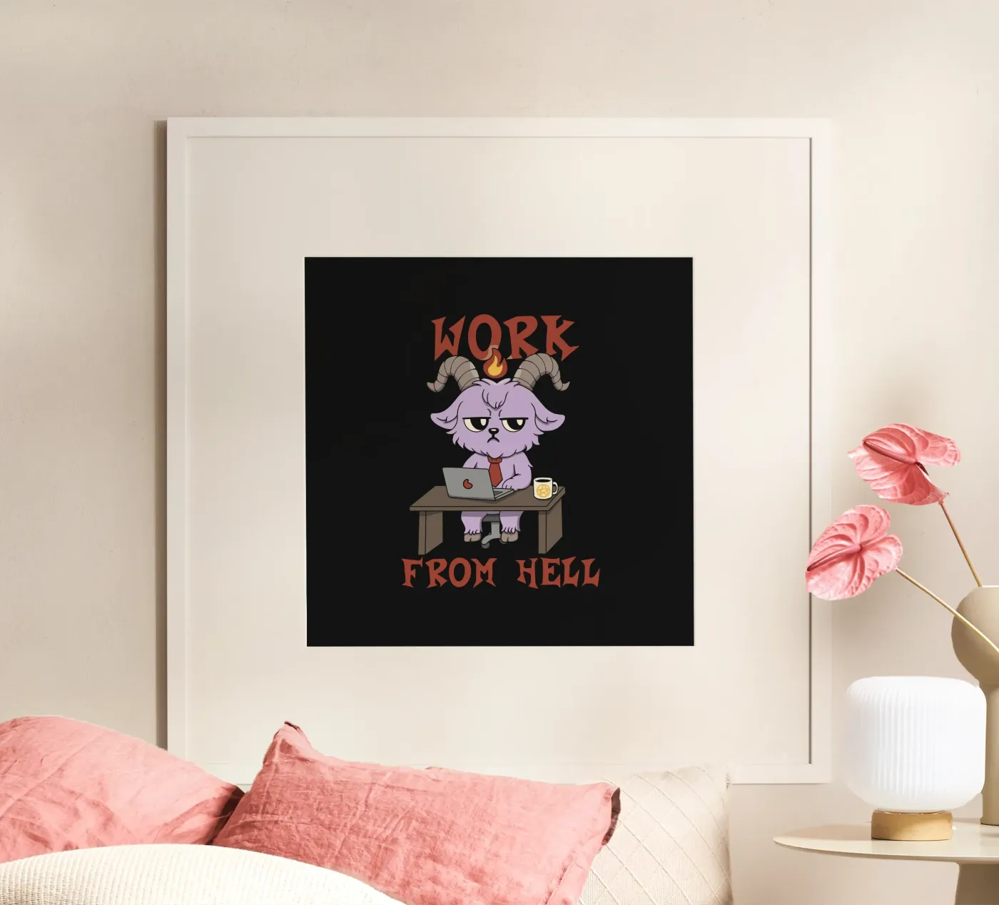 Work from Hell poster da Loobs
