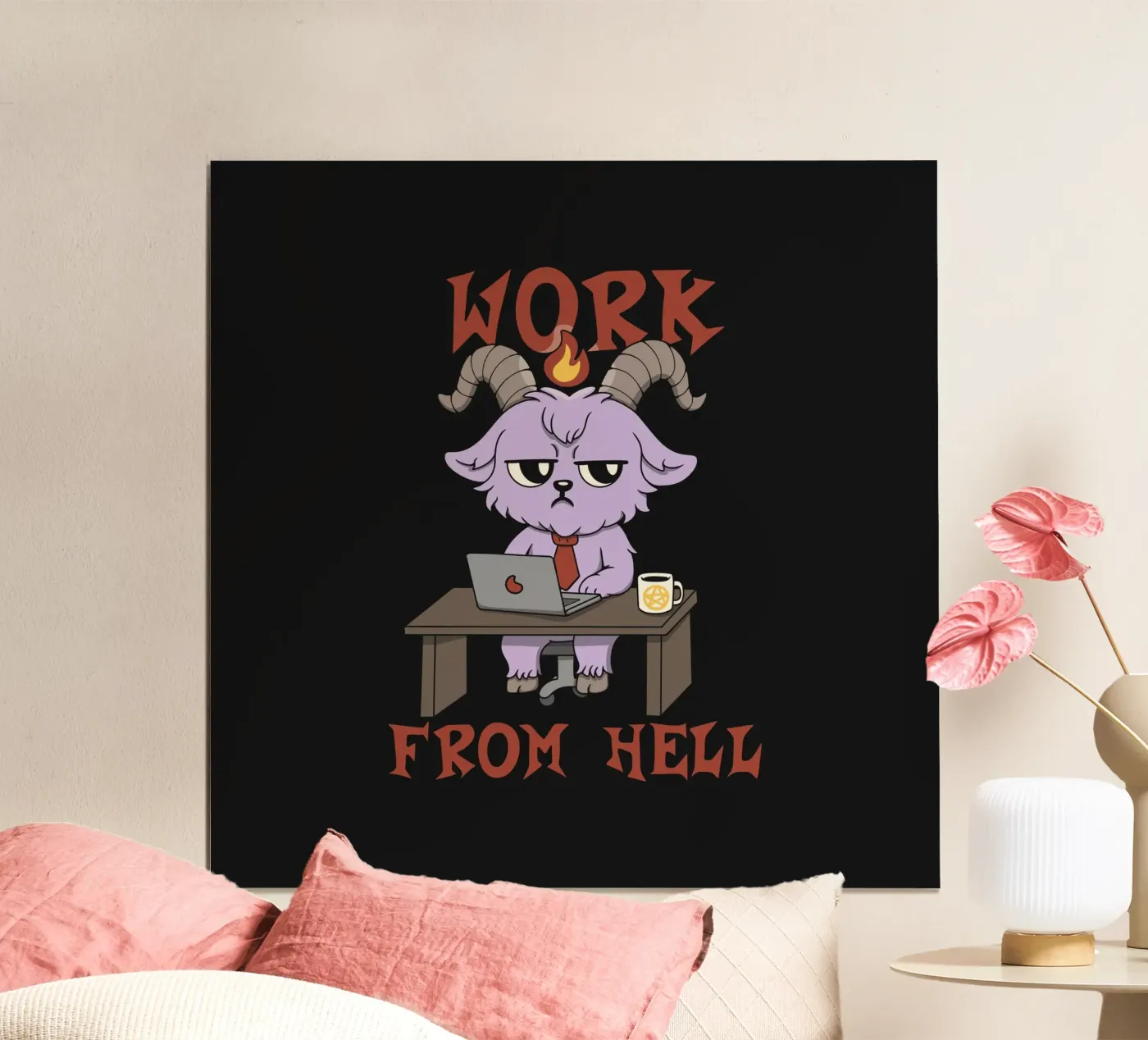 Work from Hell poster da Loobs