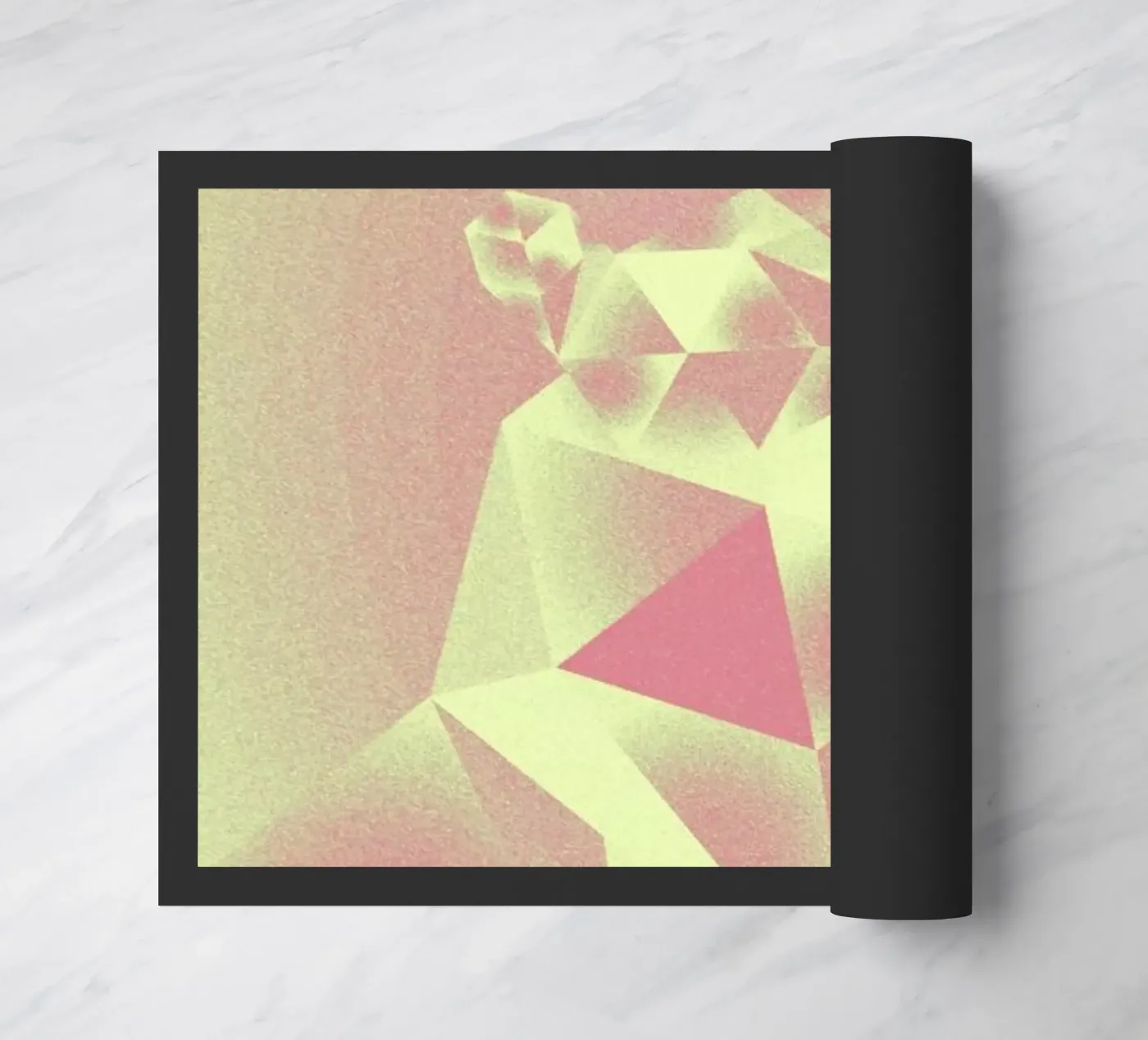 Crystals yellow doormat by Andreas Jarner