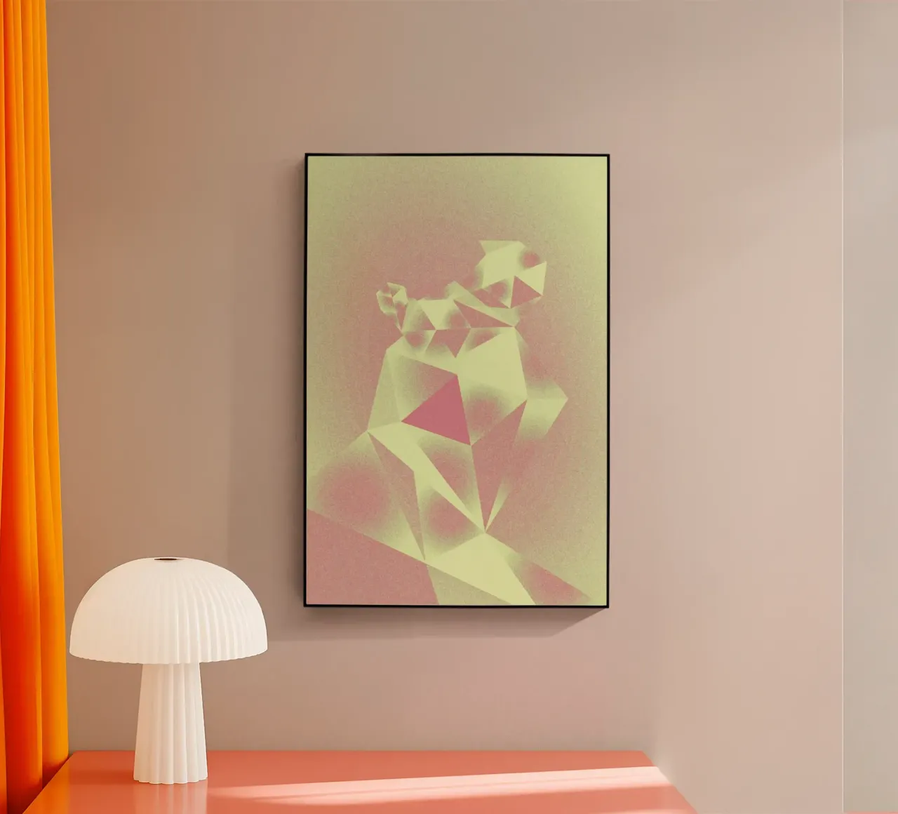 Crystals yellow plexiglass da Andreas Jarner