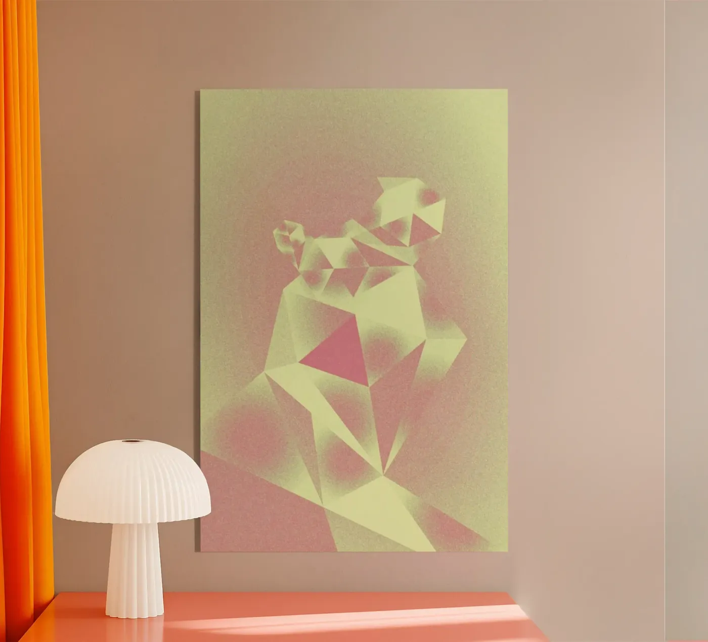 Crystals yellow plexiglass da Andreas Jarner