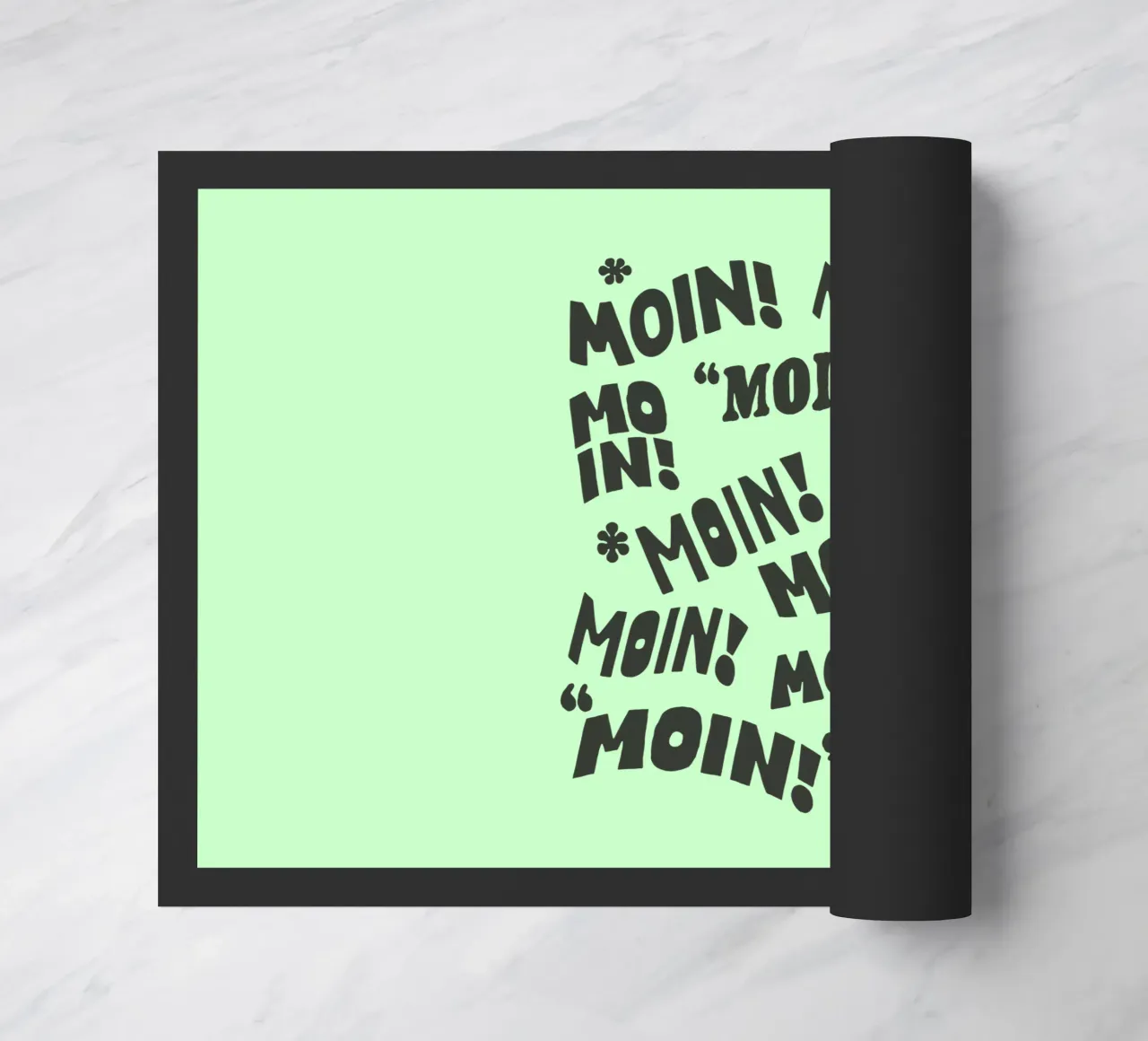 Moin! Tipografia tedesca Stampa Tipografia tedesca Design zerbino da THE MOTIVATED TYPE