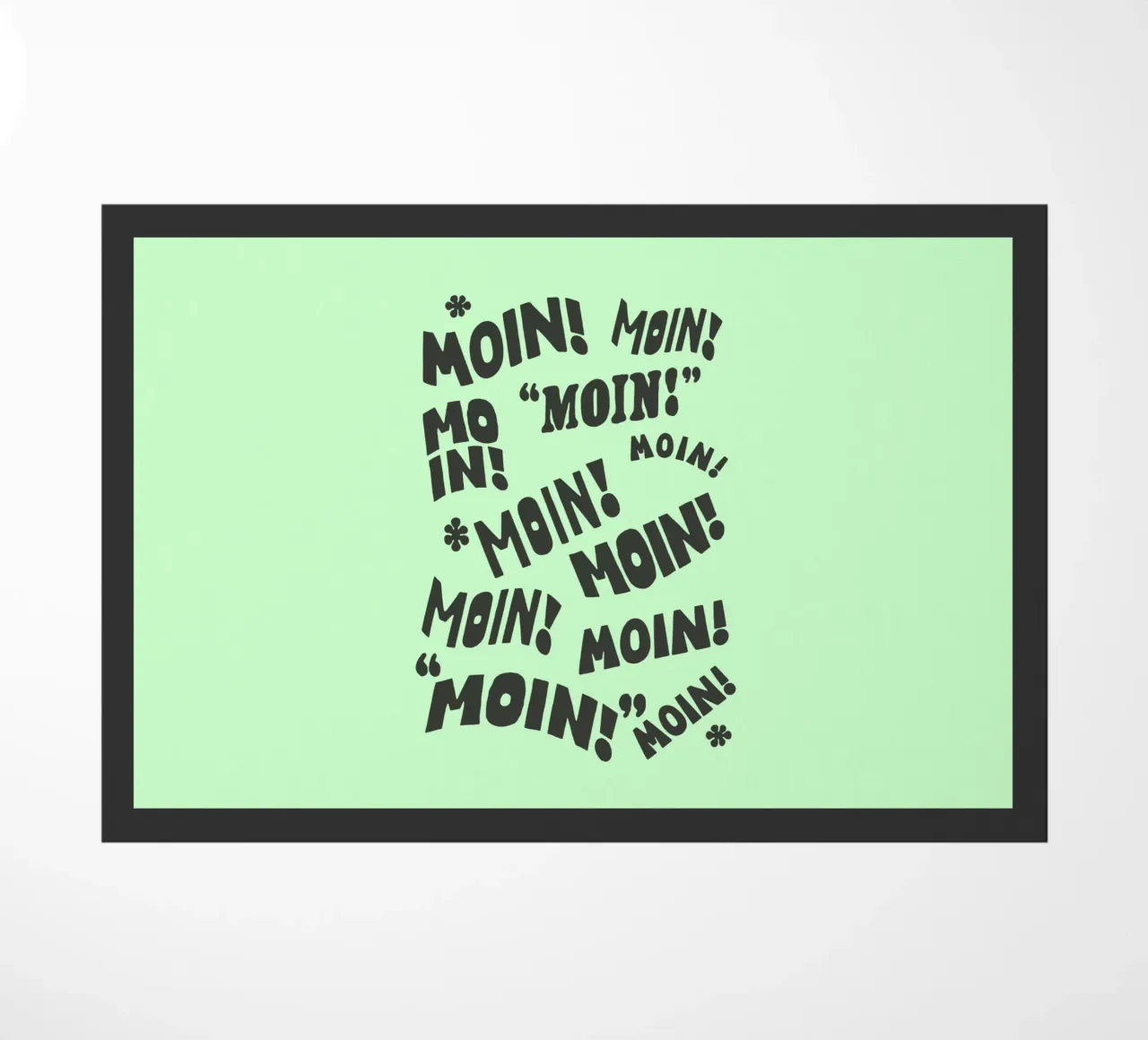 Moin! Tipografia tedesca Stampa Tipografia tedesca Design zerbino da THE MOTIVATED TYPE