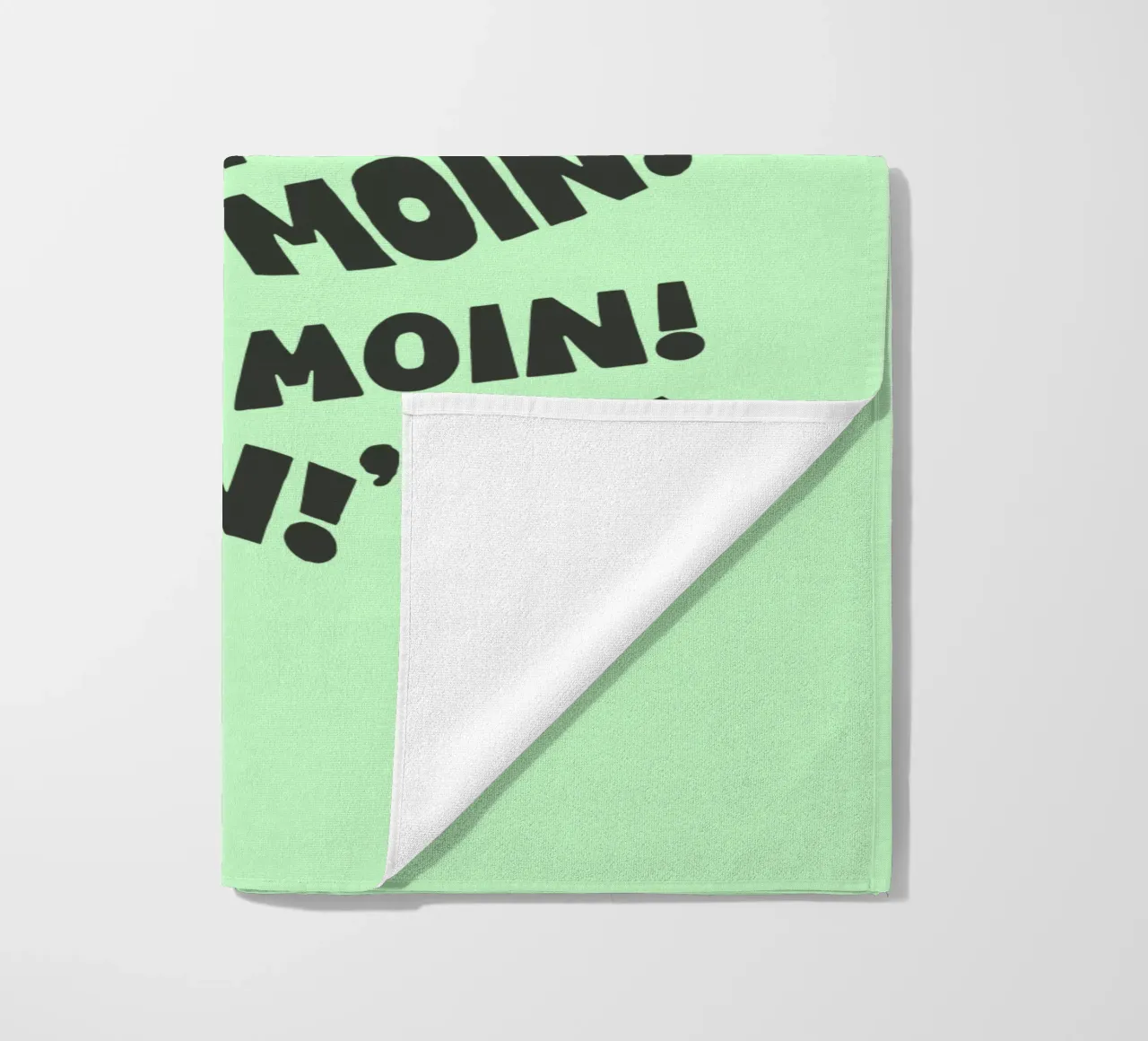 Moin! Tipografia tedesca Stampa Tipografia tedesca Design telo mare da THE MOTIVATED TYPE