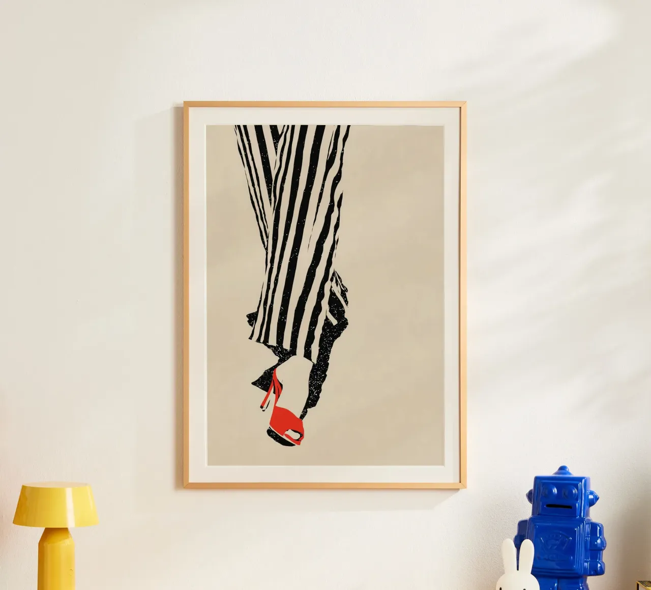 Moda a righe Stile Pop Art Retrò carta hahnemühle da Bakara