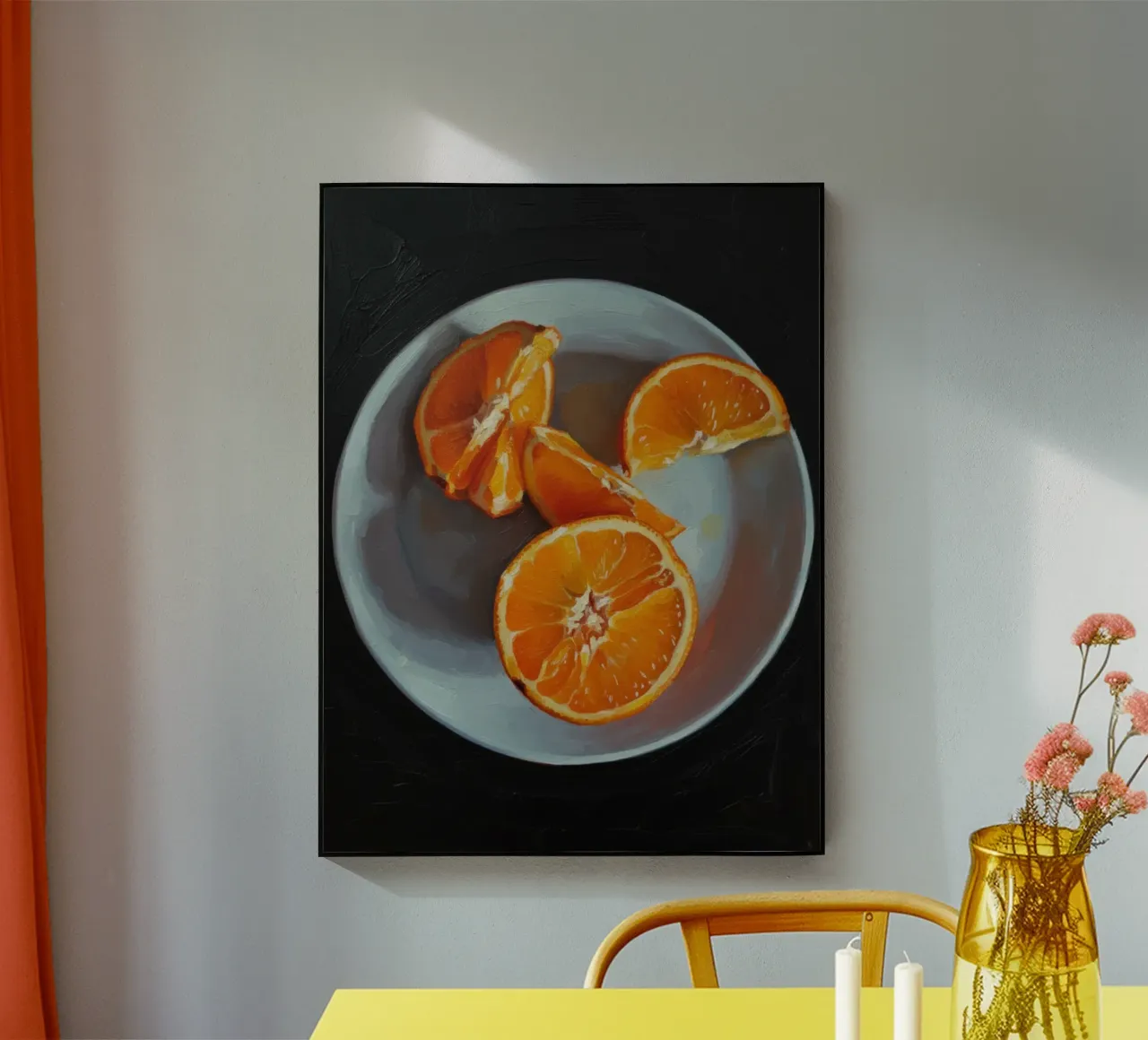 Orange plexiglass da Jana Leonenkov Art