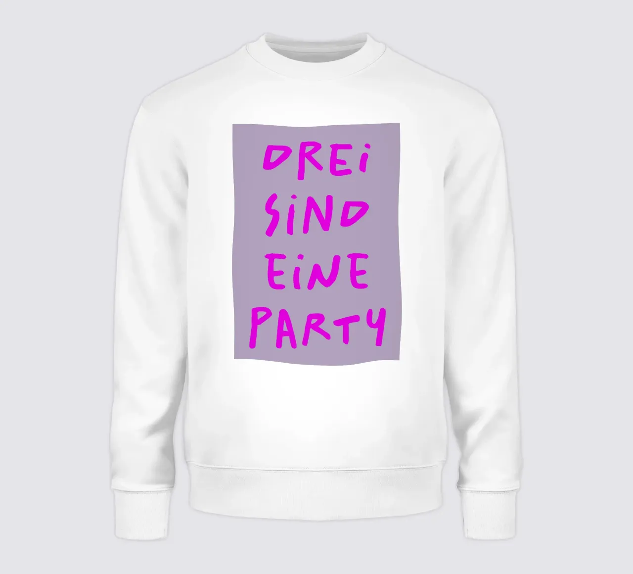 Drei sind eine Party :) (3 Farbvarianten) felpa da FRICKE DESIGN