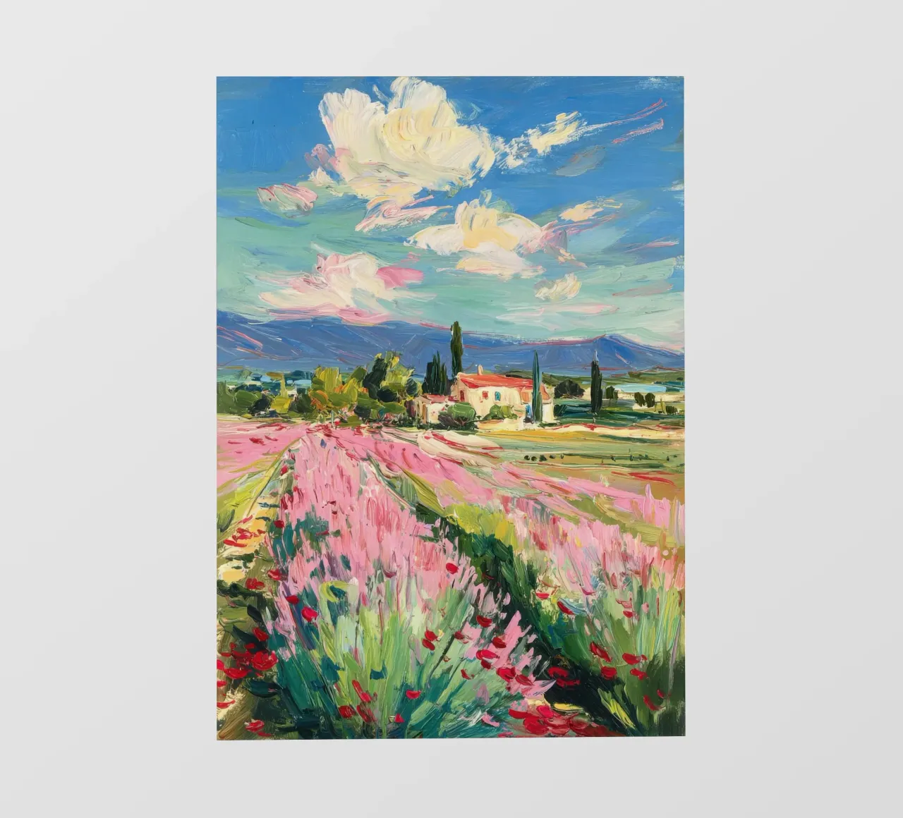 Campo di fiori in Provenza telo in pvc da ArtByNiki