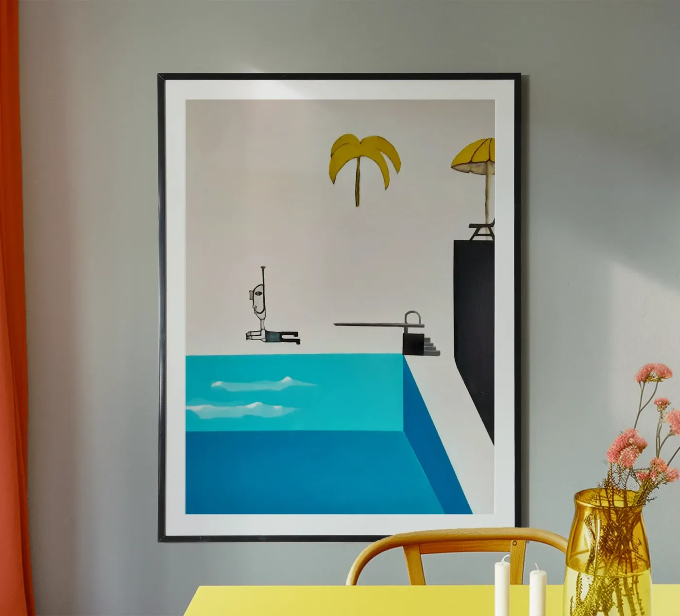 The Small Diver poster da Leslie Greenrod