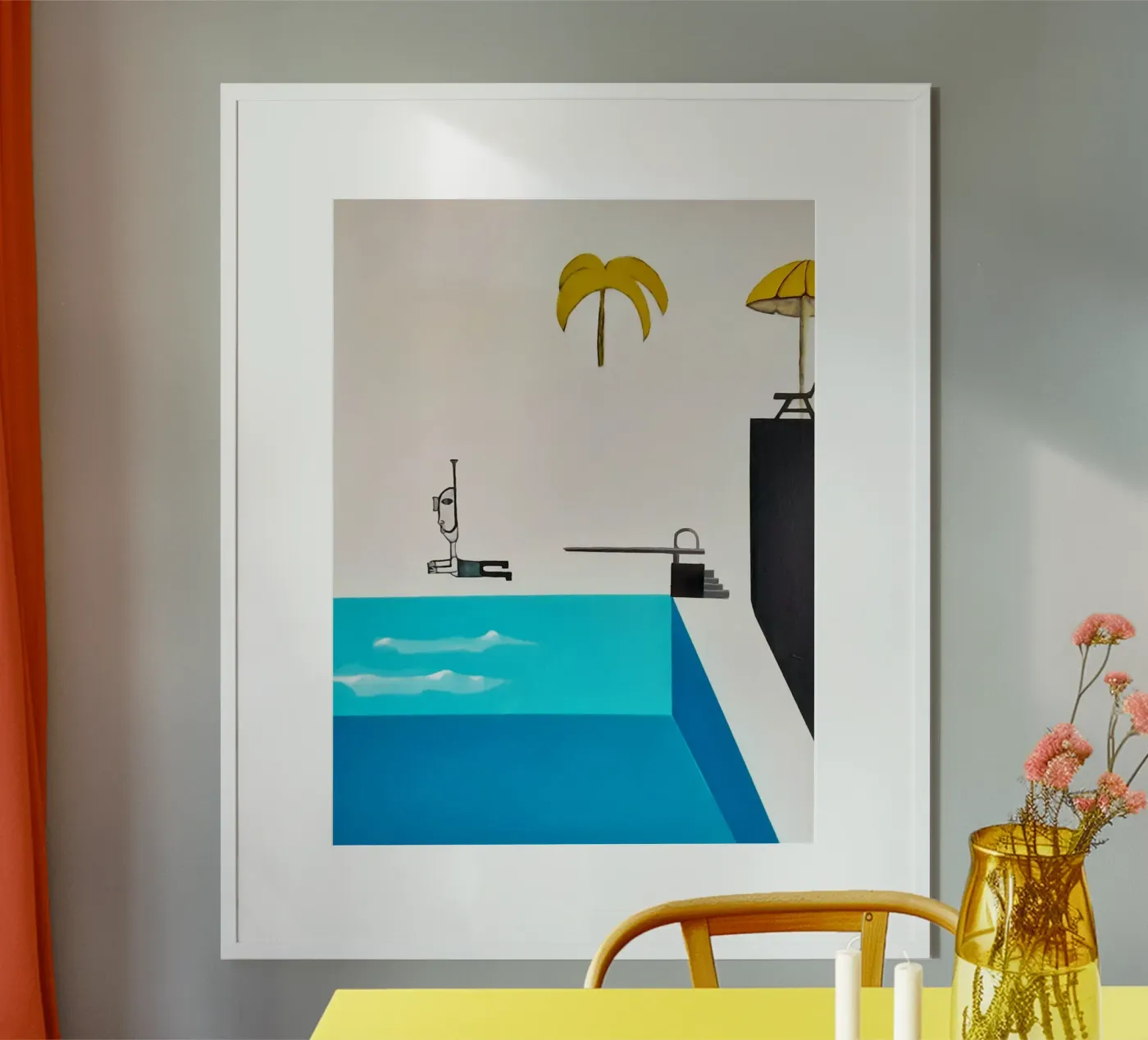 The Small Diver poster da Leslie Greenrod