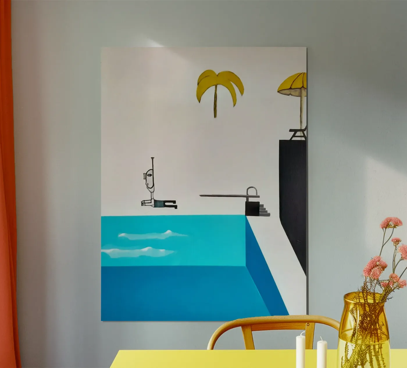 The Small Diver poster da Leslie Greenrod
