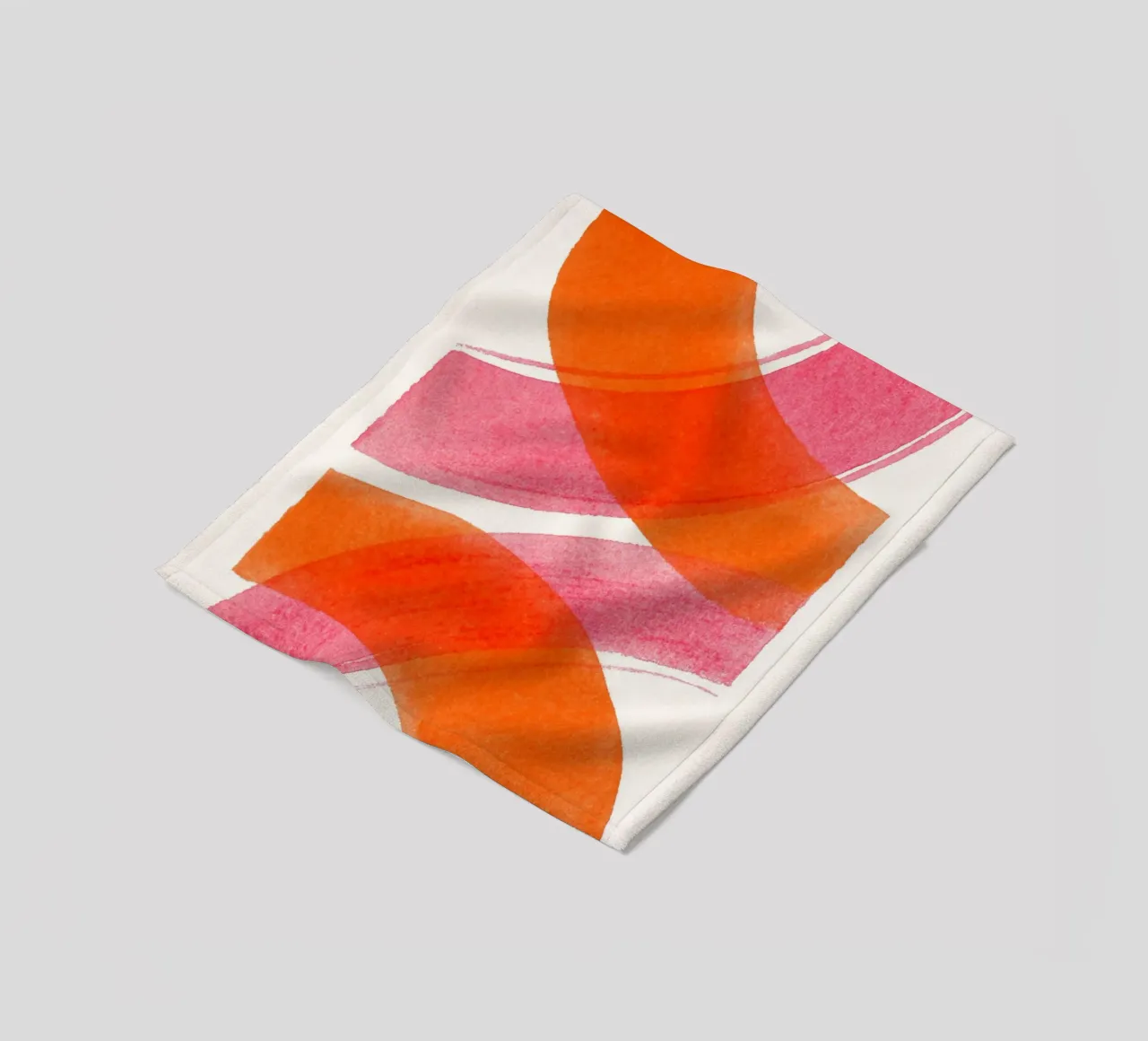 Strutture di linee artistiche coperta in pile da Carinaprint