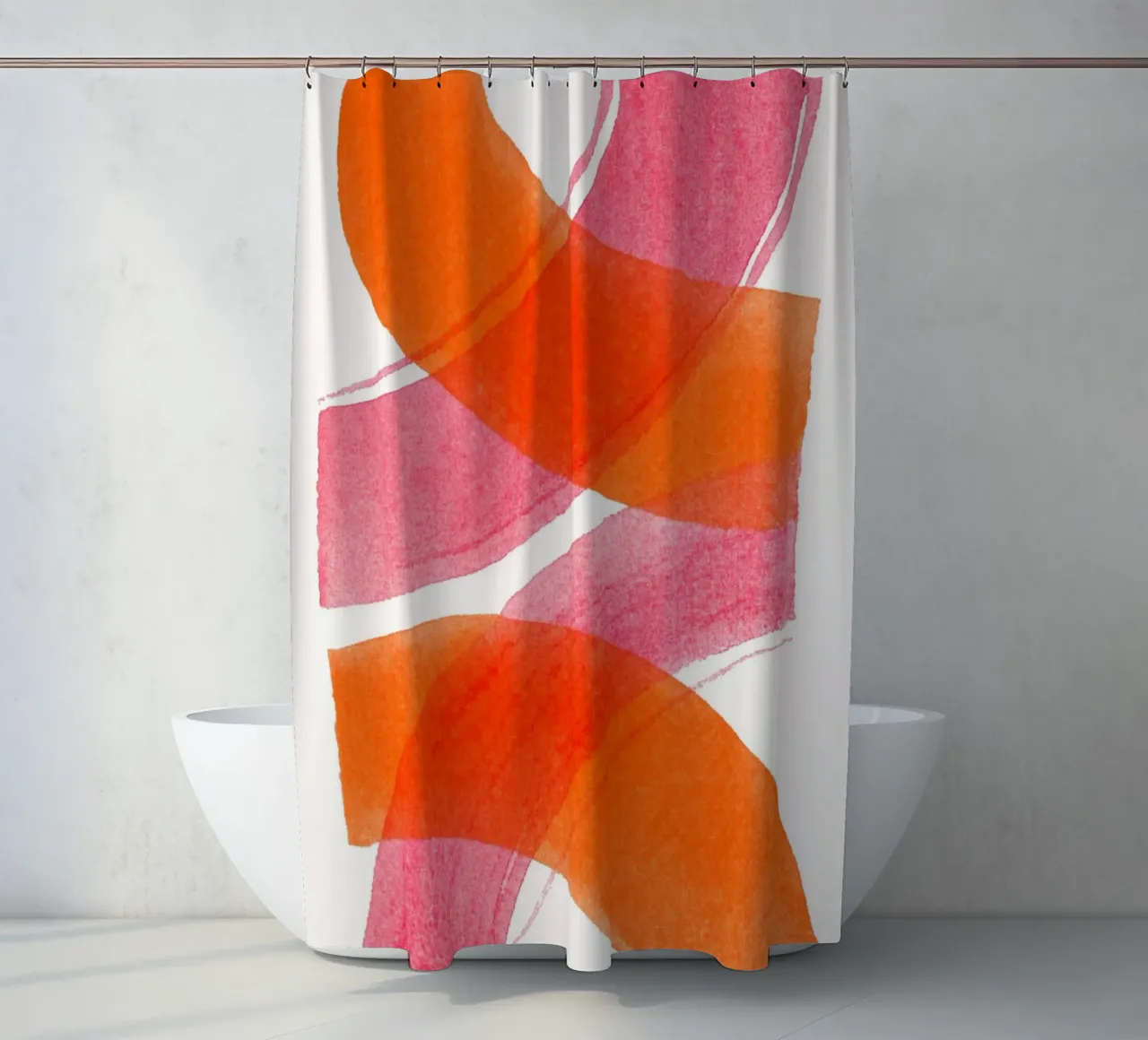 Strutture di linee artistiche tenda da doccia da Carinaprint