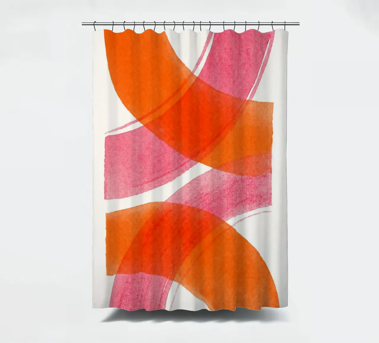 Strutture di linee artistiche tenda da doccia da Carinaprint