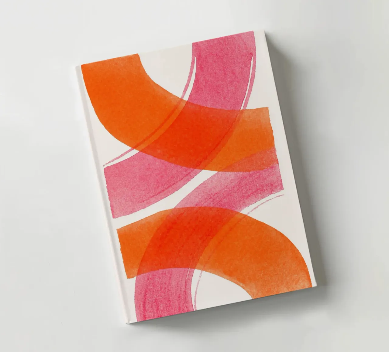Artistic line structures notebook by Carinaprint