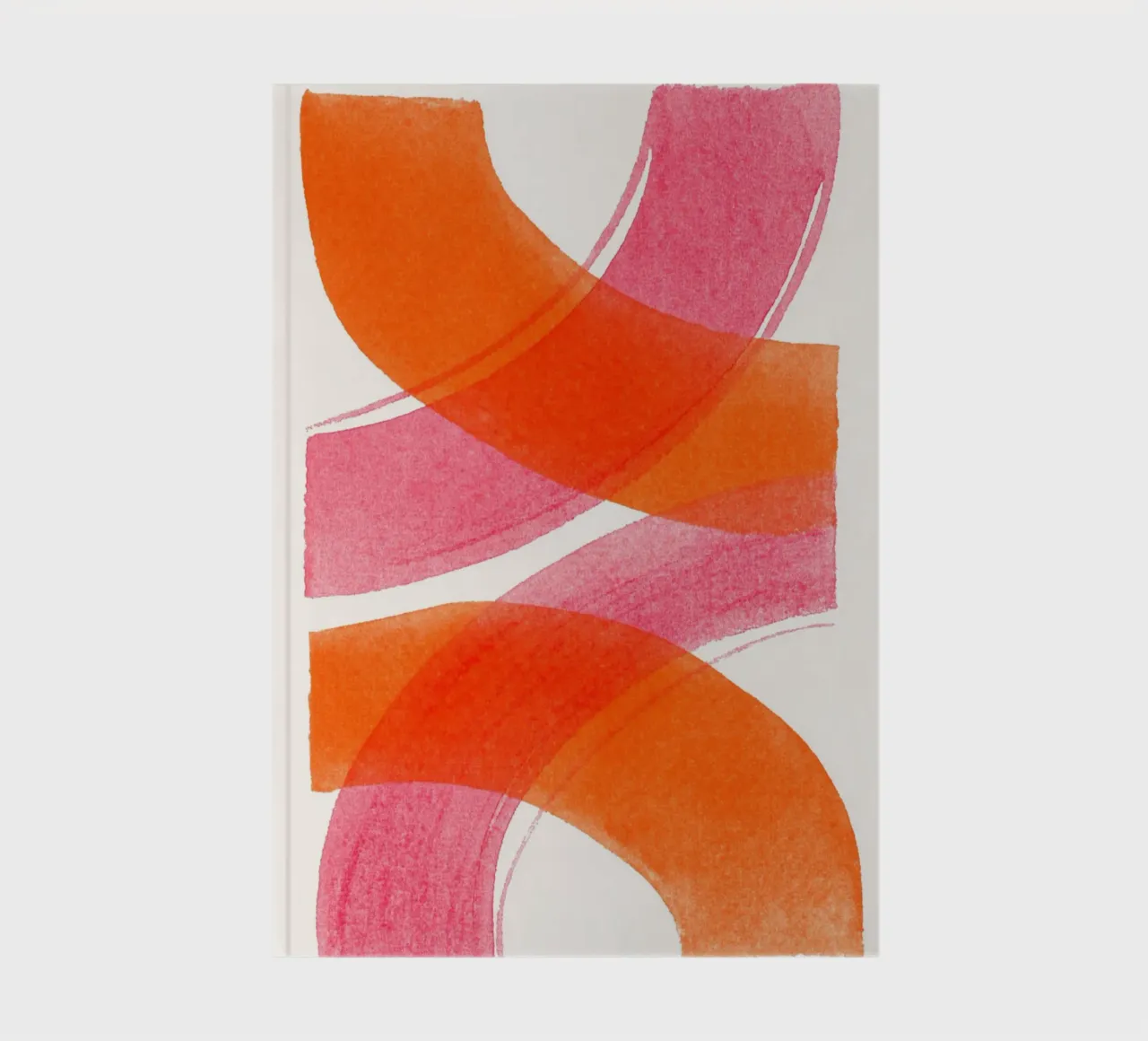 Artistic line structures notebook by Carinaprint