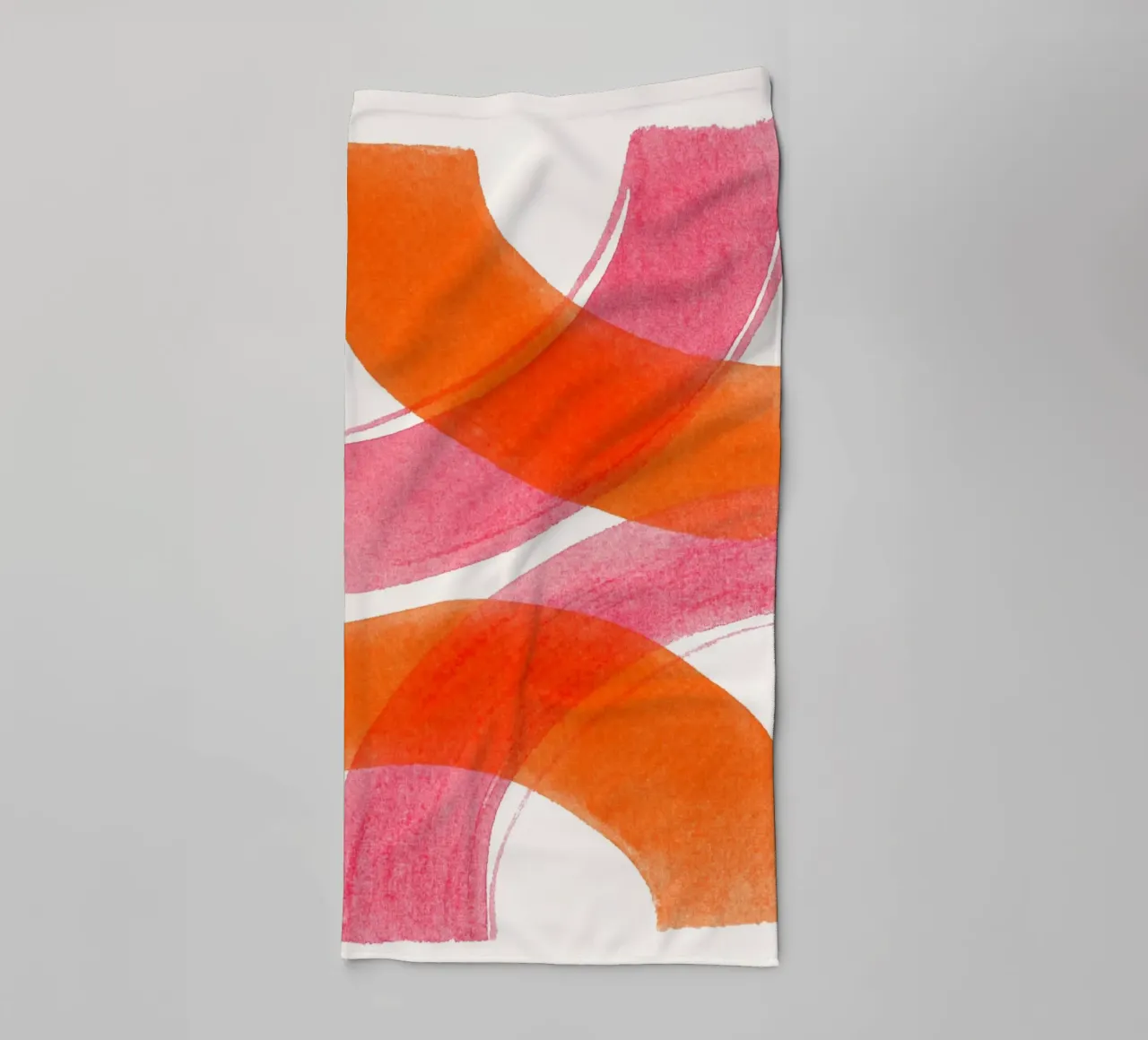 Artistic line structures towel by Carinaprint