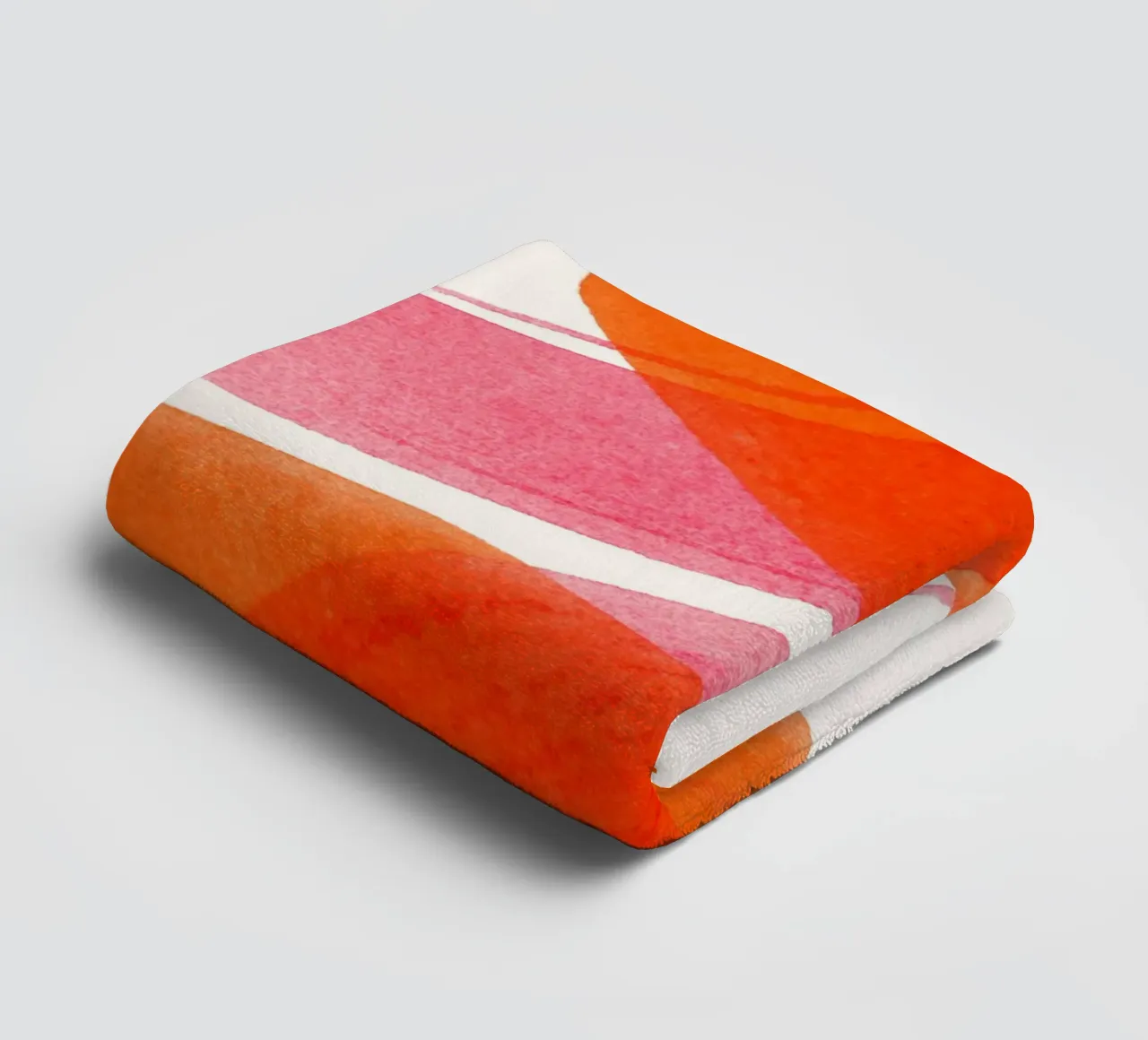 Artistic line structures towel by Carinaprint