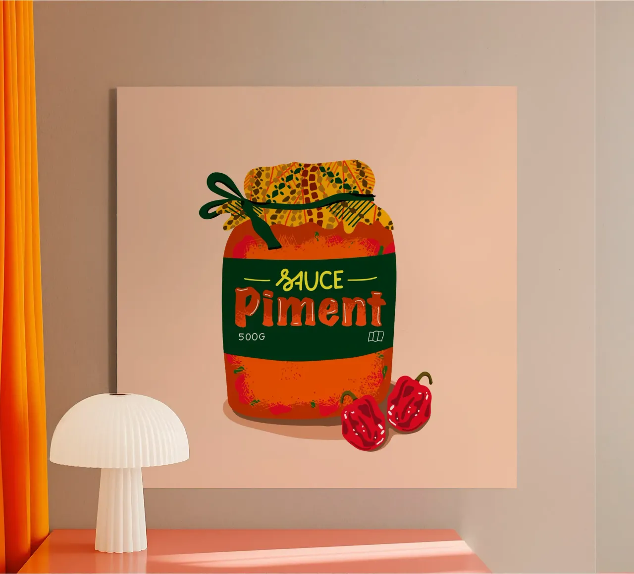 Salsa piment plexiglass da Keva Epale