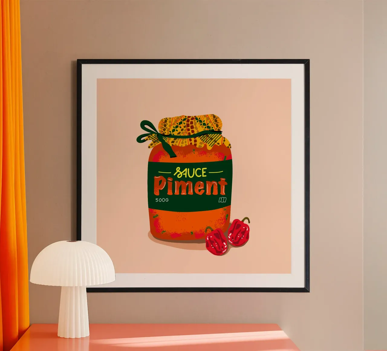 Salsa piment carta hahnemühle da Keva Epale