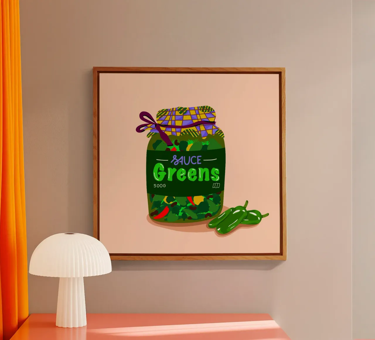 Salsa verde plexiglass da Keva Epale